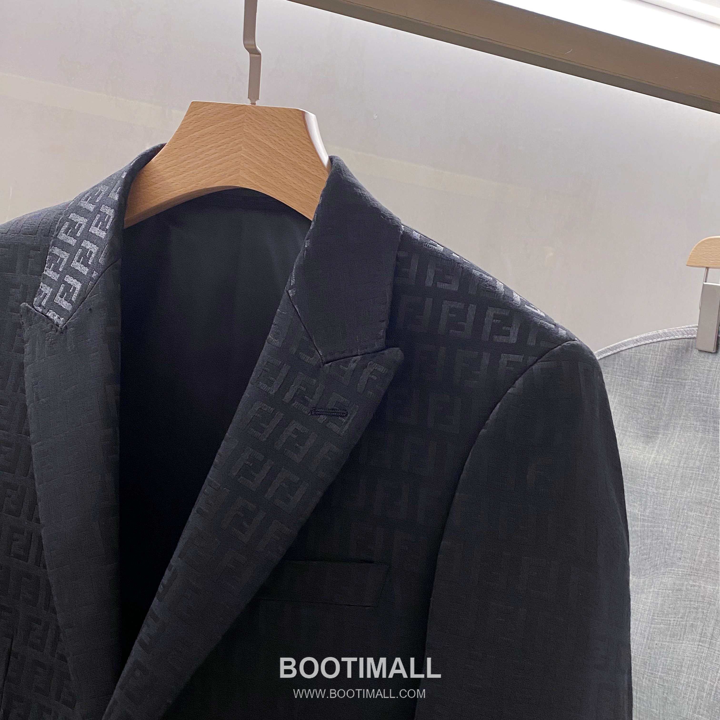 Dior FF Jacquard Single Blazer Cotton Black 디올 FF 자카드 싱글 블레이저 코튼 블랙 3