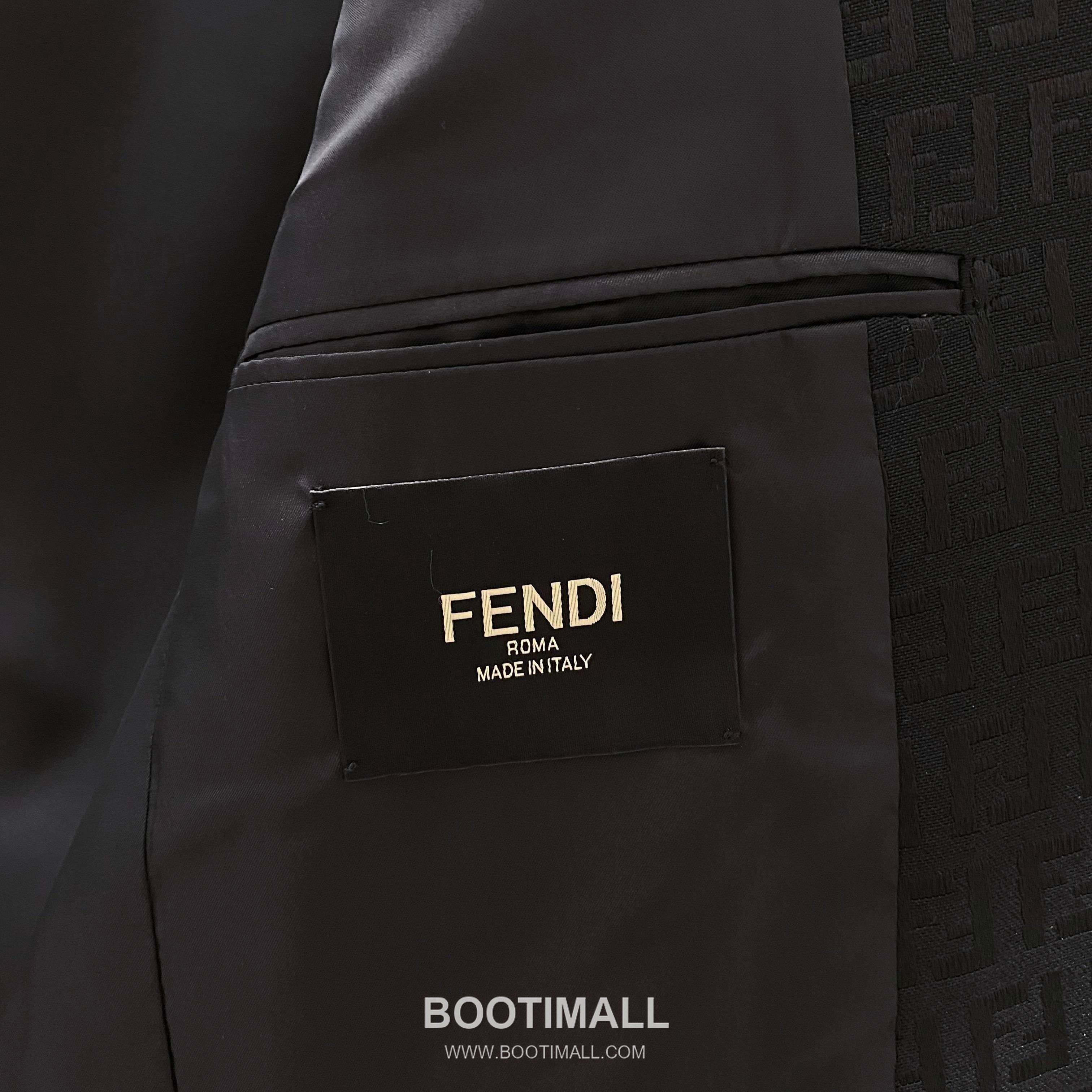 Dior FF Jacquard Single Blazer Cotton Black 디올 FF 자카드 싱글 블레이저 코튼 블랙 7