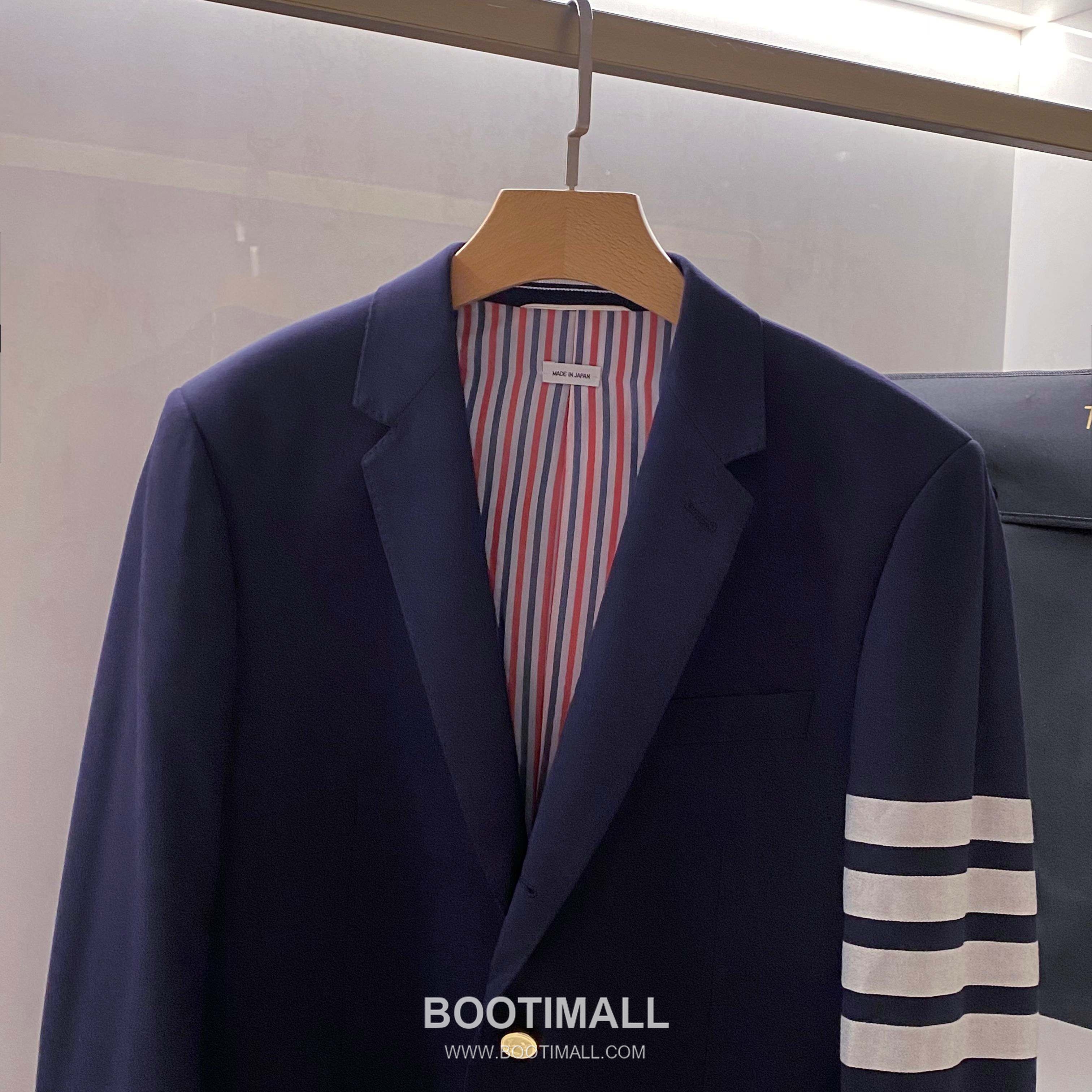Burberry Striped Sleeve Wool Blazer Wool Blue 버버리 스트라이프 슬리브 울 블레이저 울 블루 3