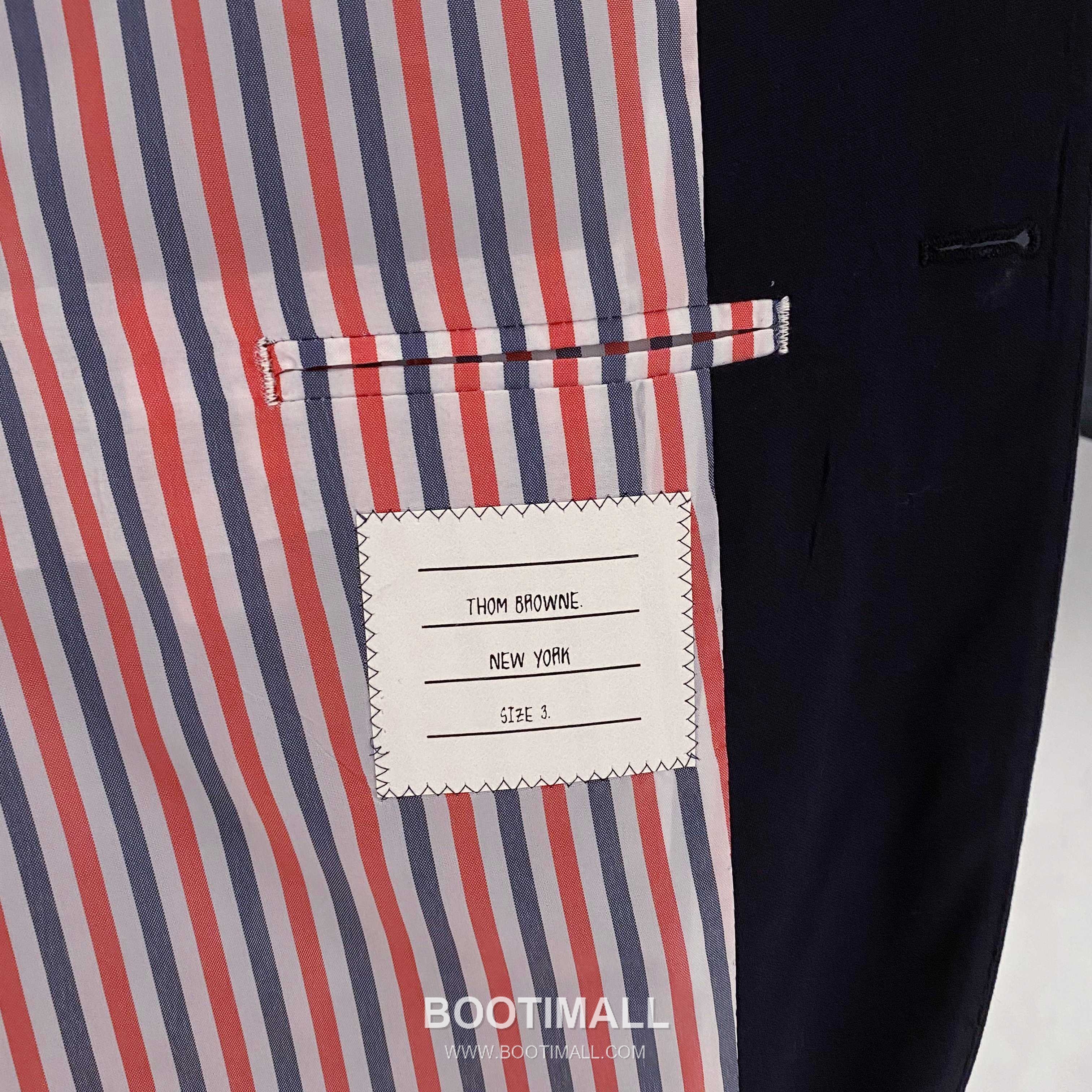 Burberry Striped Sleeve Wool Blazer Wool Blue 버버리 스트라이프 슬리브 울 블레이저 울 블루 10