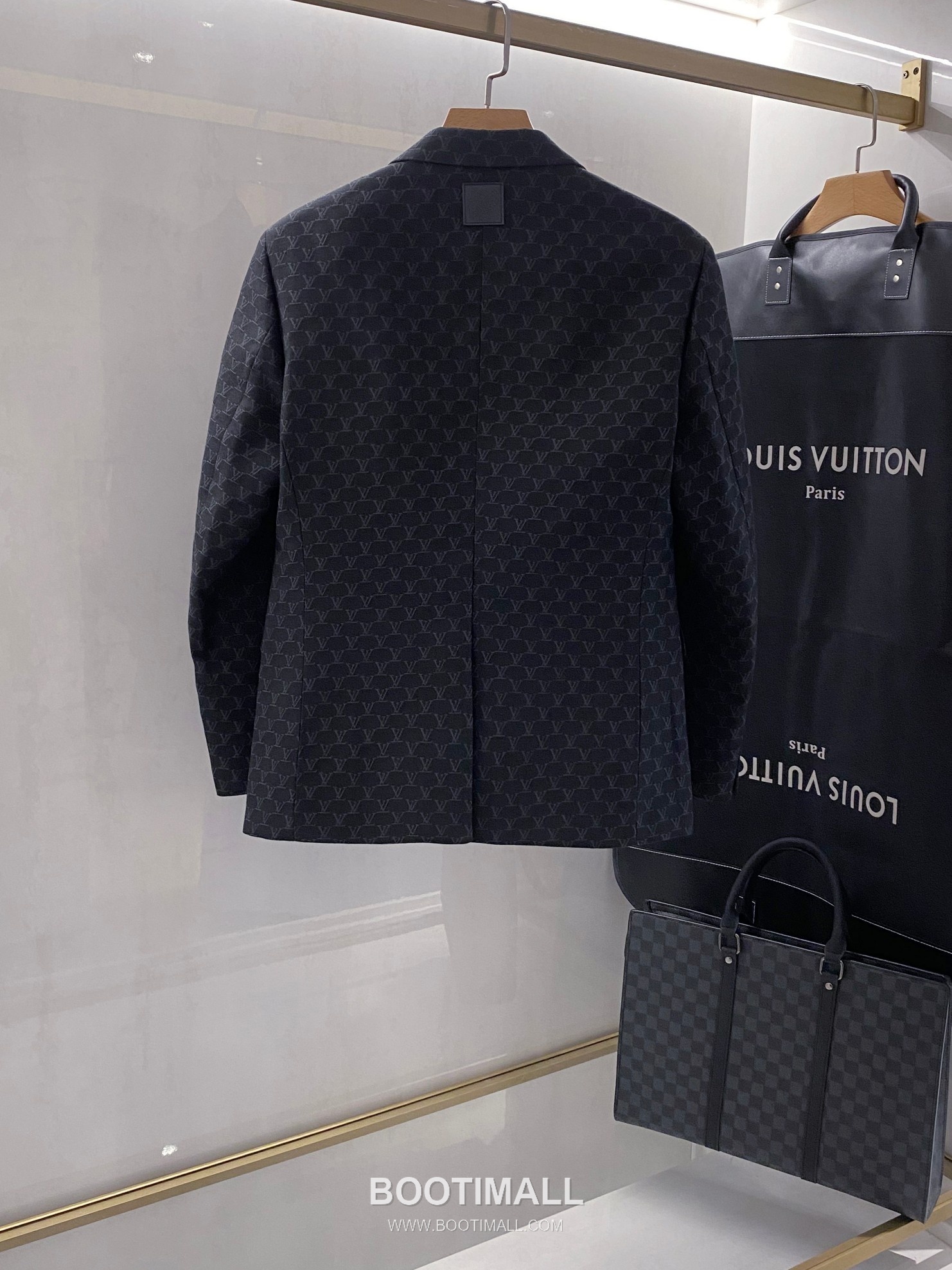 Louis Vuitton Monogram Jacquard Blazer Cotton Black 루이비통 모노그램 자카드 블레이저 코튼 블랙 5