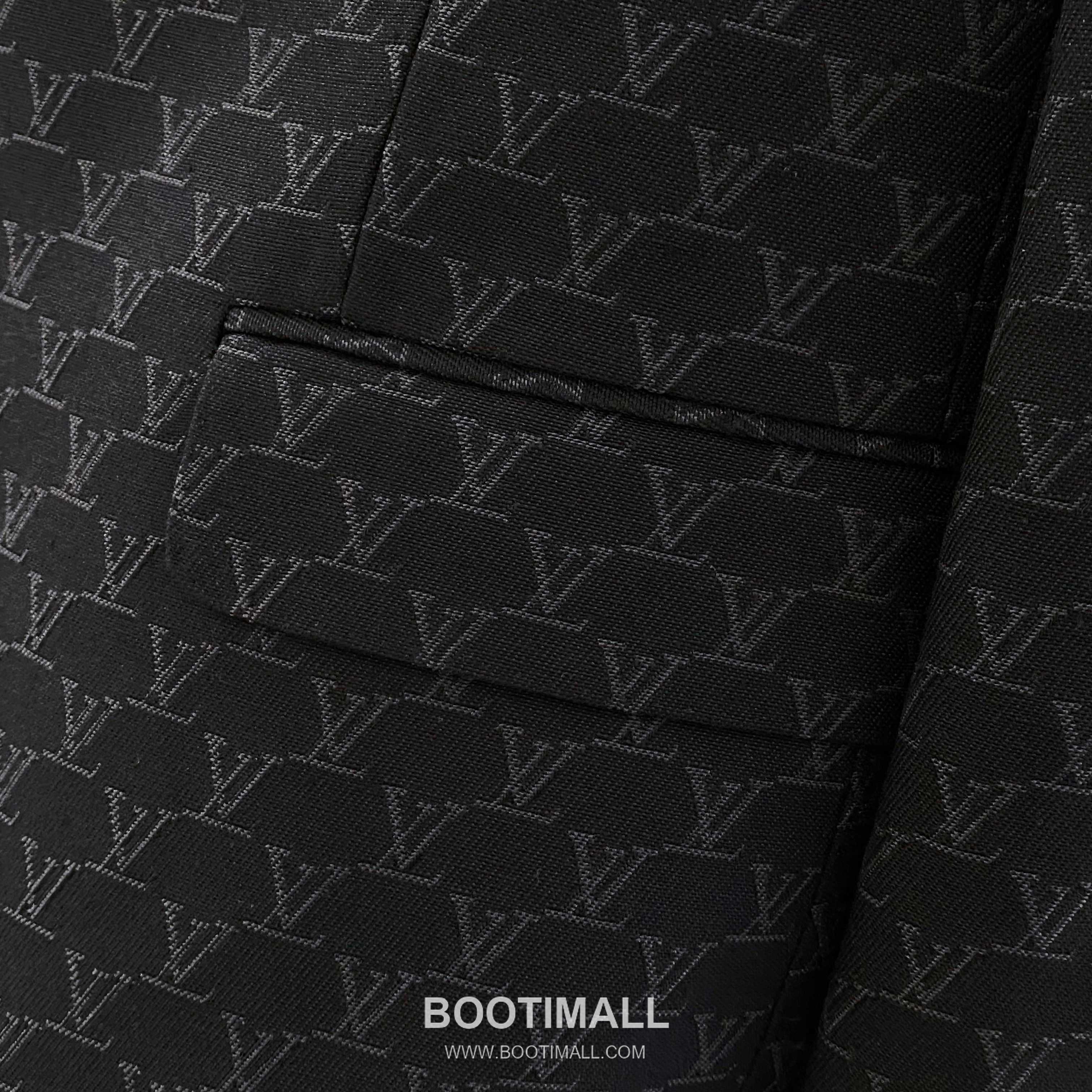 Louis Vuitton Monogram Jacquard Blazer Cotton Black 루이비통 모노그램 자카드 블레이저 코튼 블랙 7