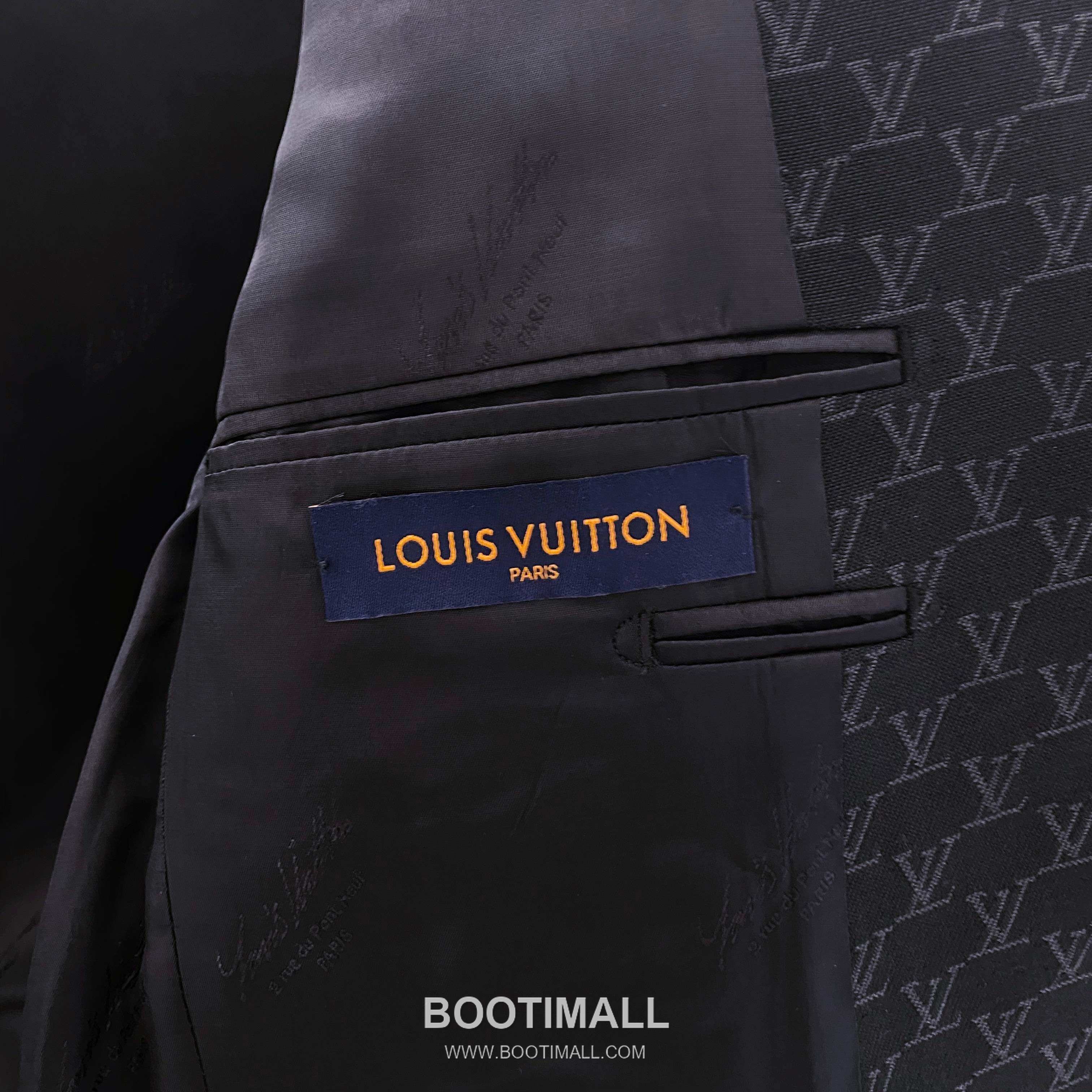 Louis Vuitton Monogram Jacquard Blazer Cotton Black 루이비통 모노그램 자카드 블레이저 코튼 블랙 8