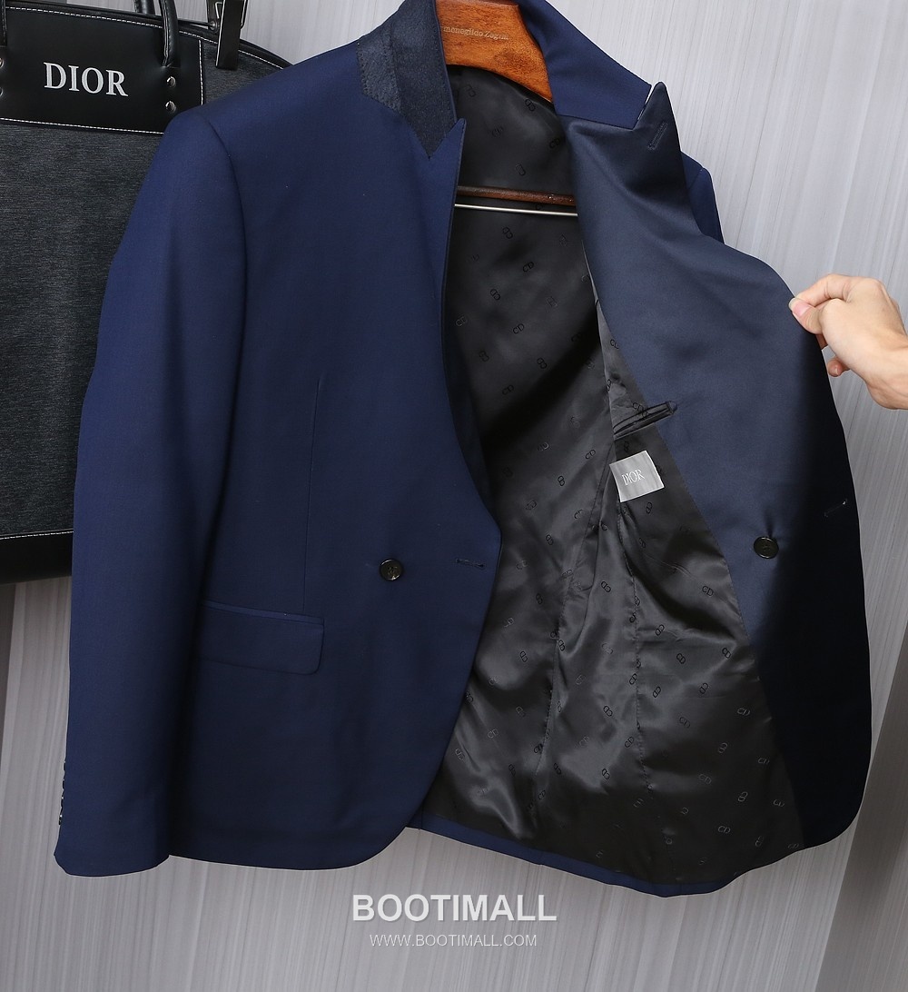 Dior Merino Wool Suit Jacket Virgin Wool Blue 디올 메리노 울 수트 자켓 버진 울 블루 3