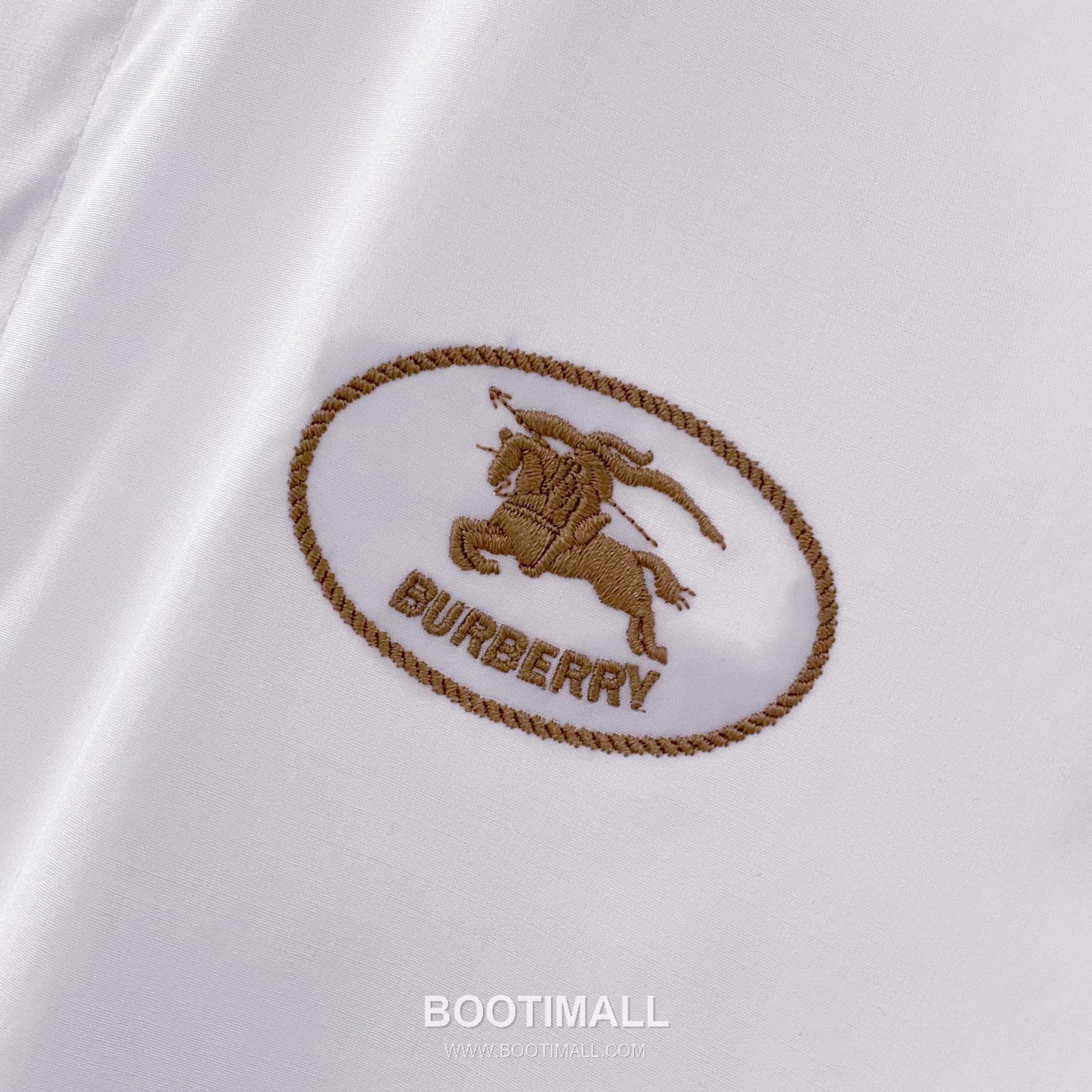 Burberry Equestrian Logo Poplin Shirt Cotton White 버버리 이퀘스트리안 로고 팝린 셔츠 코튼 화이트 6