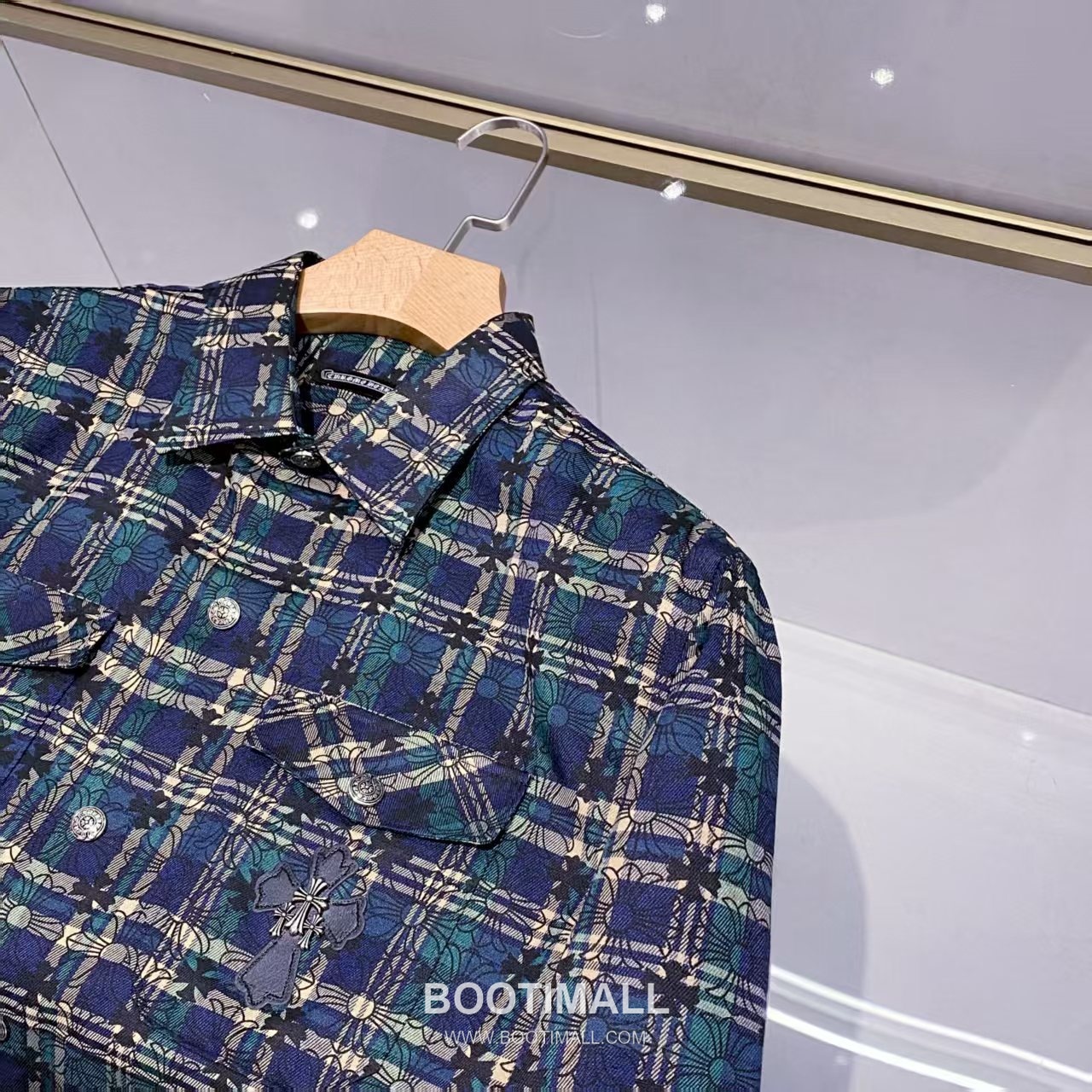 Chrome Hearts Green Check Overshirt Green Jacket 그린 체크 오버셔츠 그린 자켓 3