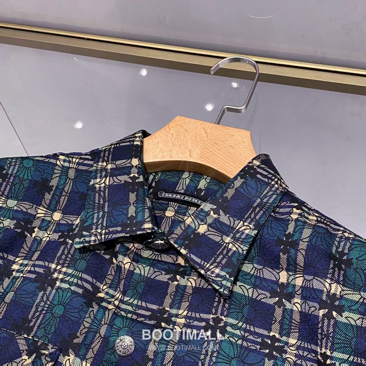 Chrome Hearts Green Check Overshirt Green Jacket 그린 체크 오버셔츠 그린 자켓 4