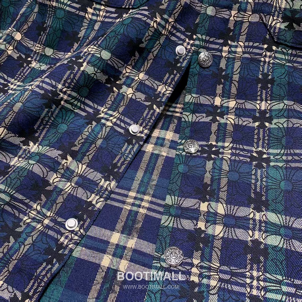 Chrome Hearts Green Check Overshirt Green Jacket 그린 체크 오버셔츠 그린 자켓 5