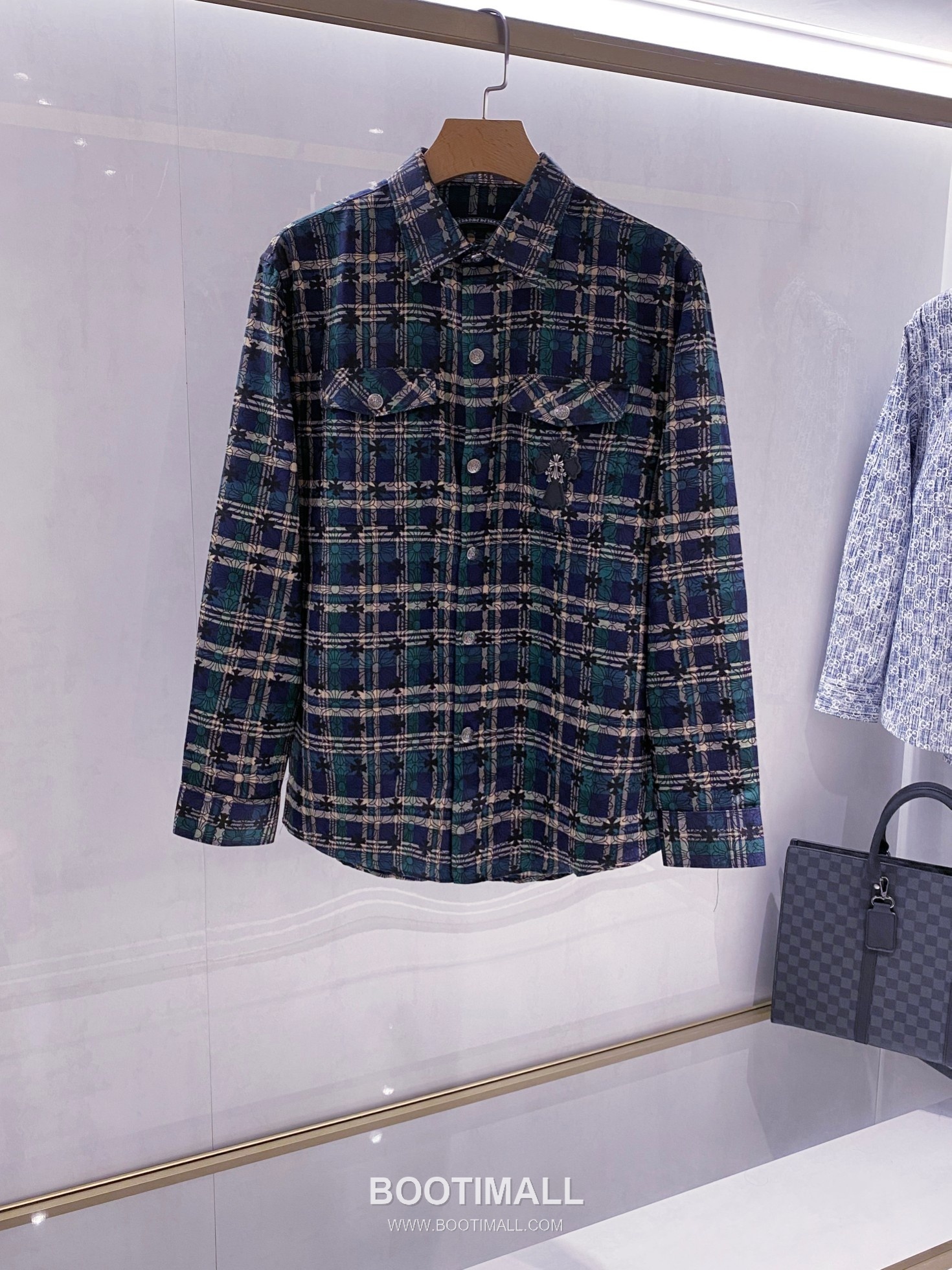 Chrome Hearts Green Check Overshirt Green Jacket 그린 체크 오버셔츠 그린 자켓 10