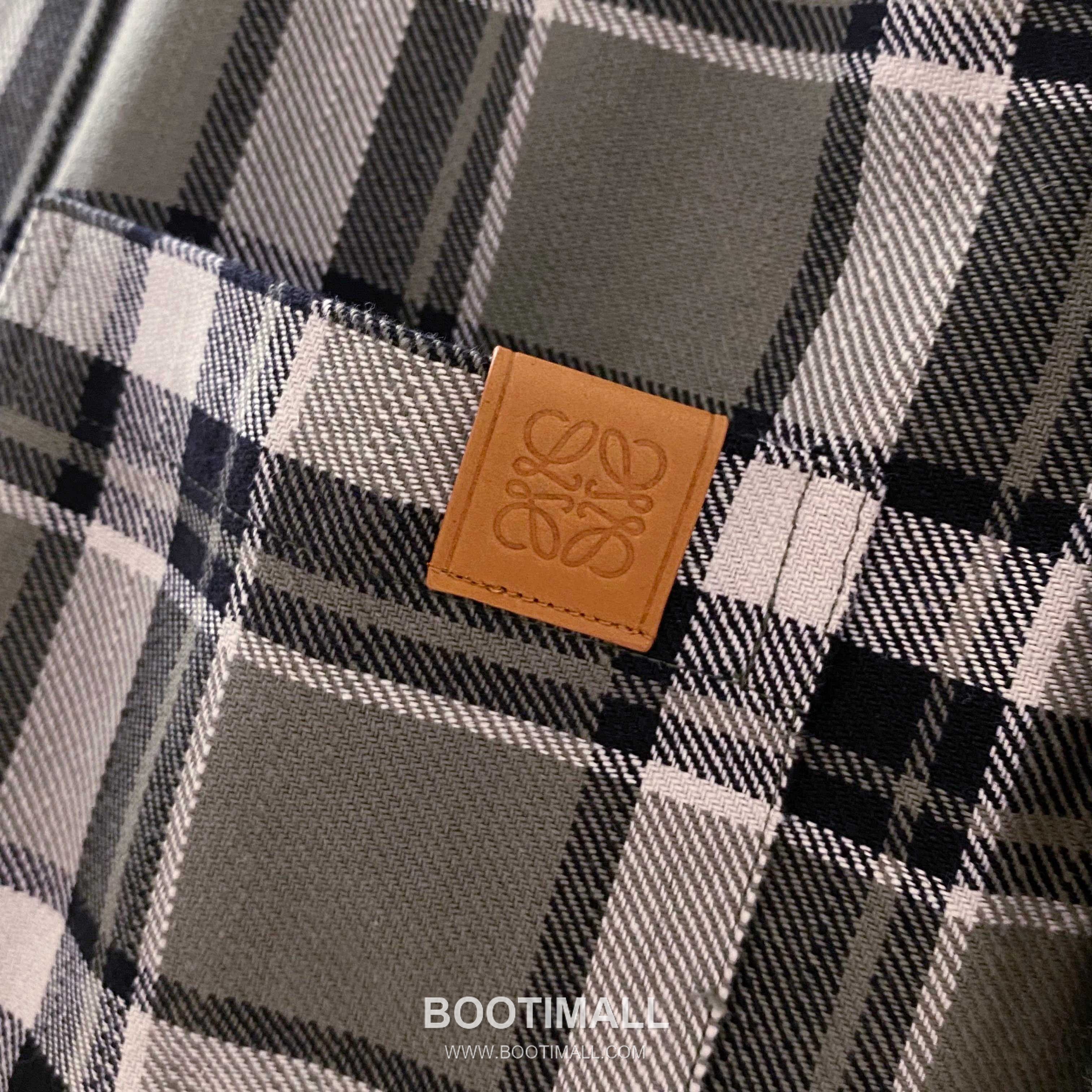 Loewe Green Check Shirt Jacket Green 그린 체크 셔츠 자켓 그린 6