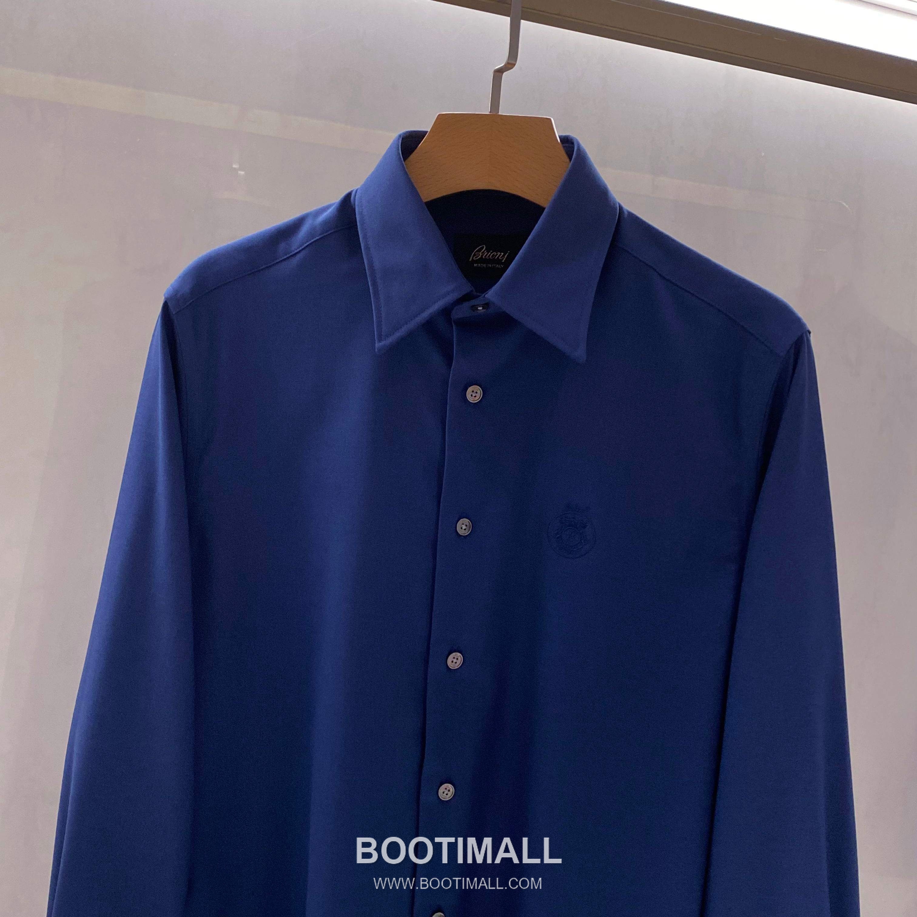 Balenciaga Business Casual Shirt Cotton Modal Wool Blend Gray 발렌시아가 비즈니스 캐주얼 셔츠 코튼 모달 울 블렌드 그레이 3