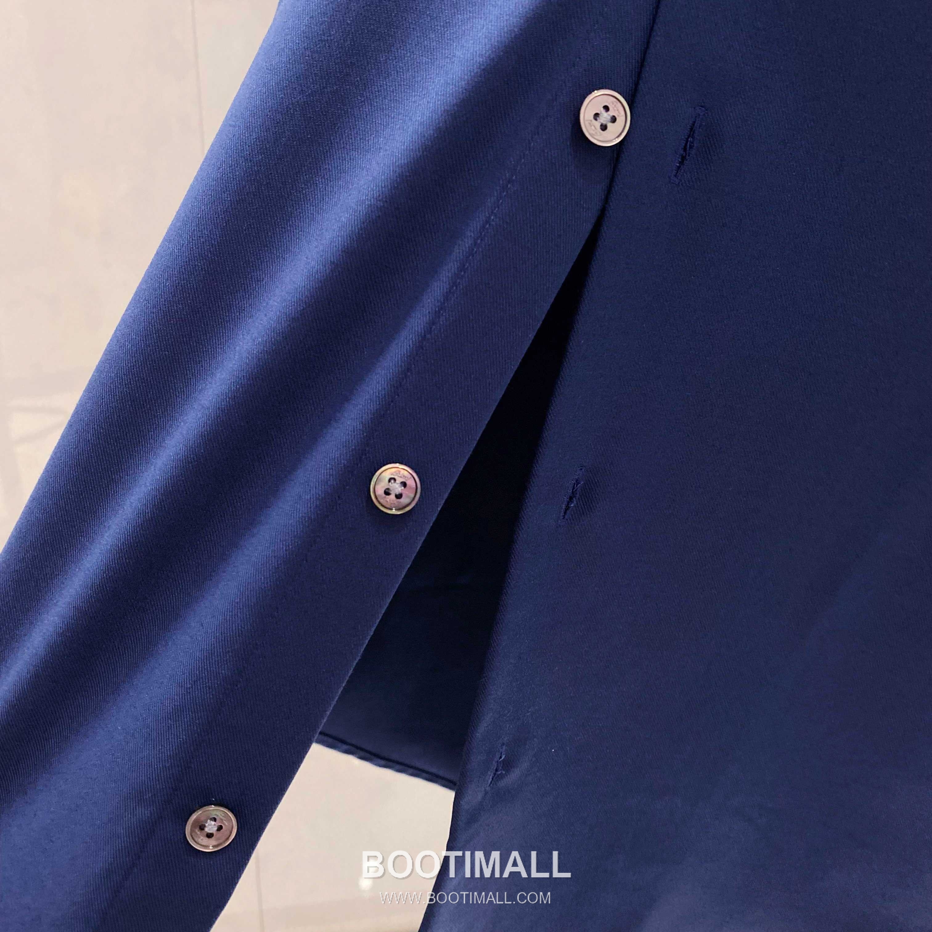 Balenciaga Business Casual Shirt Cotton Modal Wool Blend Gray 발렌시아가 비즈니스 캐주얼 셔츠 코튼 모달 울 블렌드 그레이 6