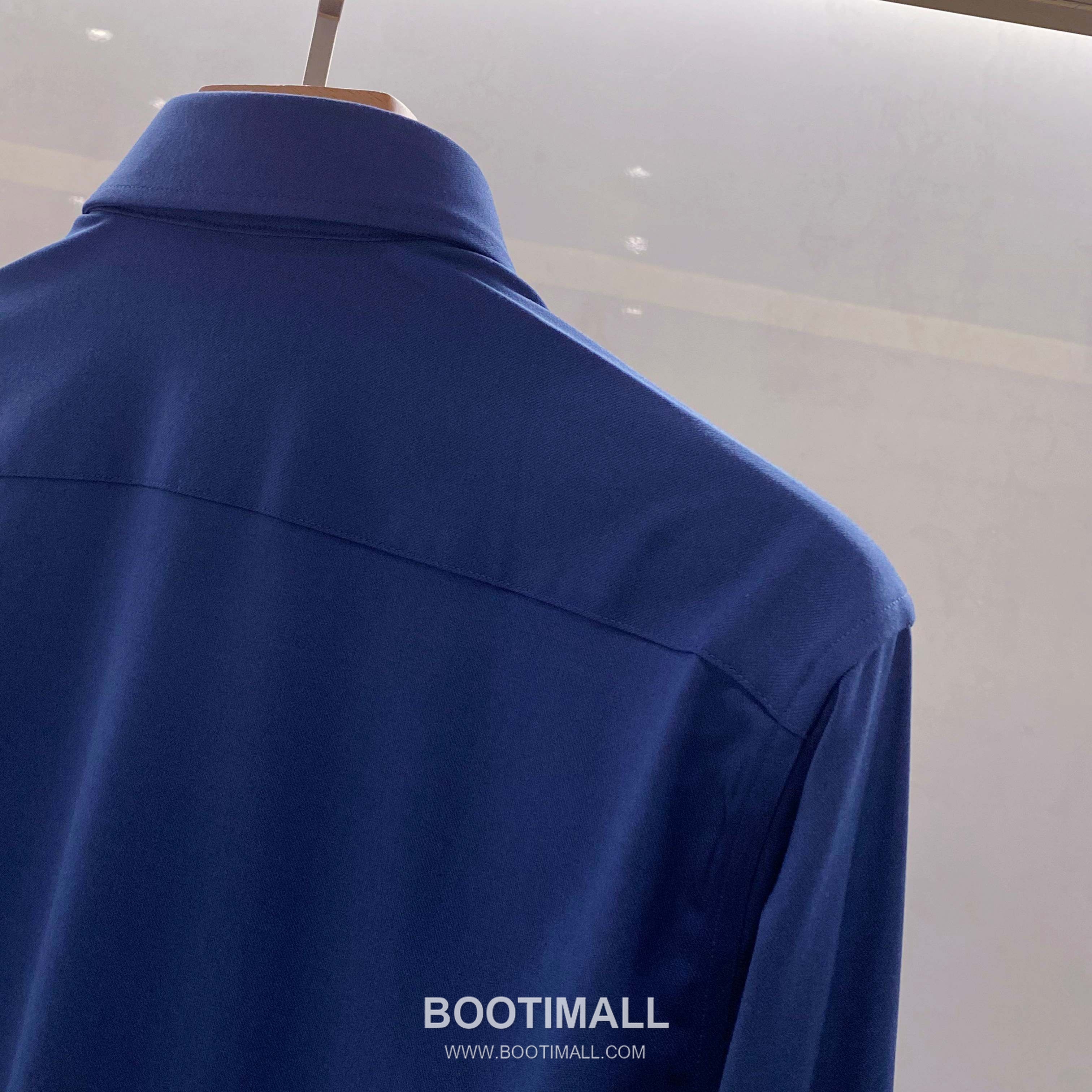 Balenciaga Business Casual Shirt Cotton Modal Wool Blend Gray 발렌시아가 비즈니스 캐주얼 셔츠 코튼 모달 울 블렌드 그레이 8