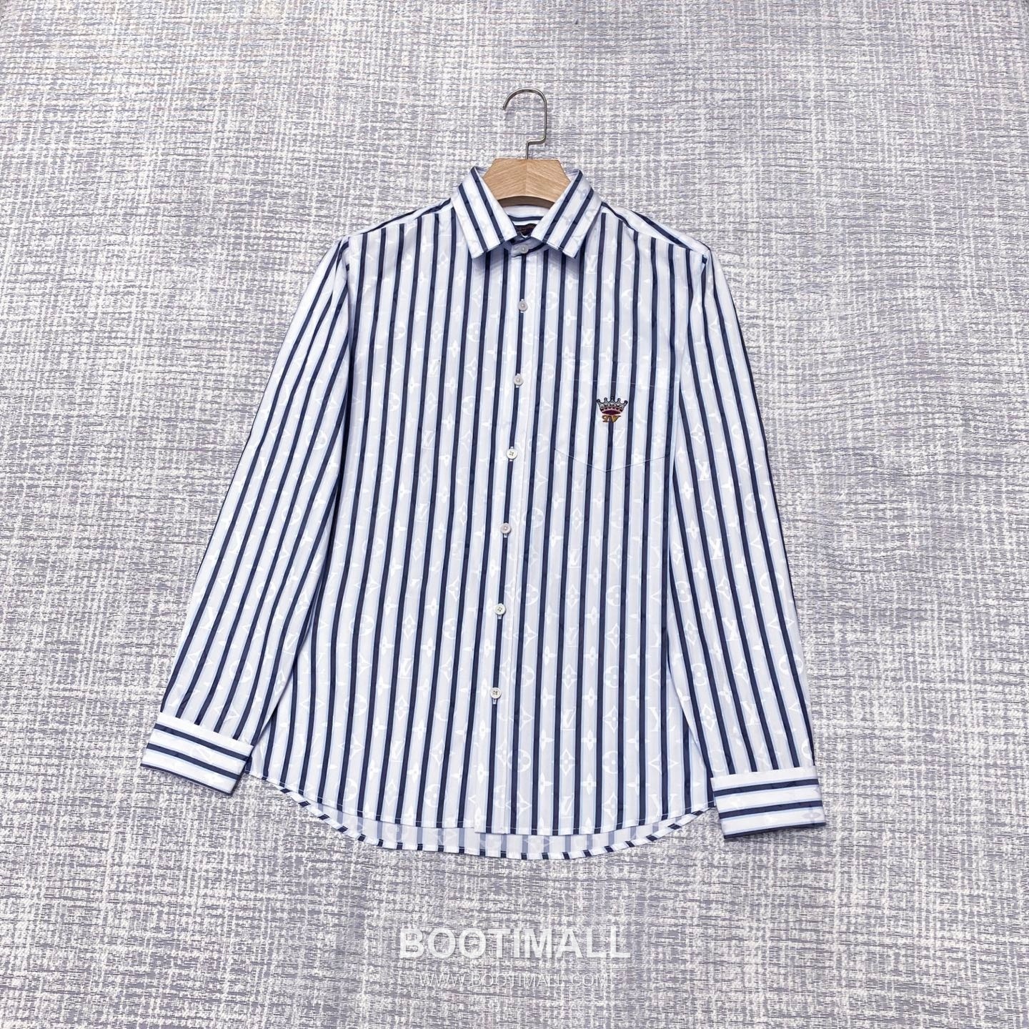 Thom Browne 2026 Early Spring Plaid Shirt Jacket Cotton Blend Grey 톰브라운 2026 얼리 스프링 체크 셔츠 자켓 코튼 블렌드 블루 2
