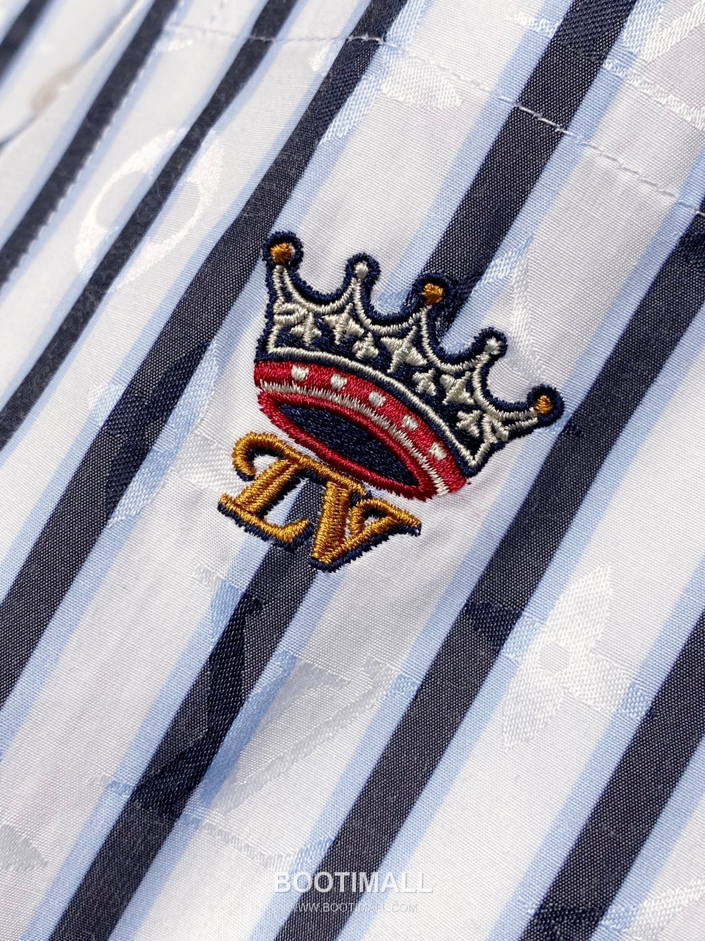 Thom Browne 2026 Early Spring Plaid Shirt Jacket Cotton Blend Grey 톰브라운 2026 얼리 스프링 체크 셔츠 자켓 코튼 블렌드 블루 6