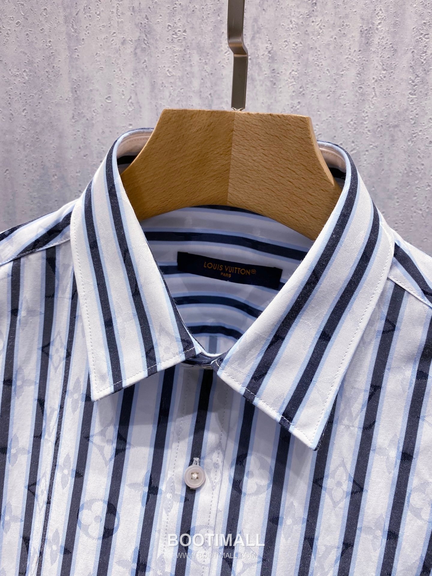 Thom Browne 2026 Early Spring Plaid Shirt Jacket Cotton Blend Grey 톰브라운 2026 얼리 스프링 체크 셔츠 자켓 코튼 블렌드 블루 16