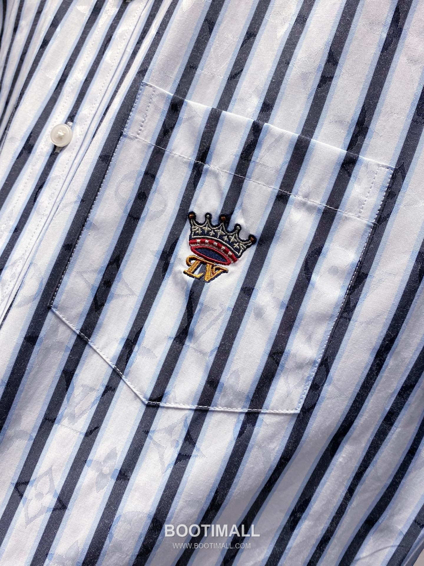 Thom Browne 2026 Early Spring Plaid Shirt Jacket Cotton Blend Grey 톰브라운 2026 얼리 스프링 체크 셔츠 자켓 코튼 블렌드 블루 17