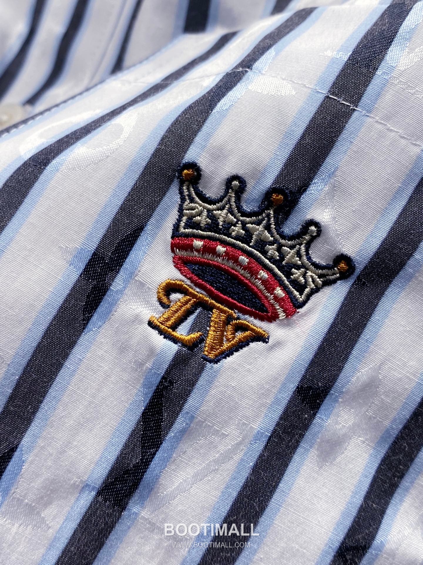 Thom Browne 2026 Early Spring Plaid Shirt Jacket Cotton Blend Grey 톰브라운 2026 얼리 스프링 체크 셔츠 자켓 코튼 블렌드 블루 18