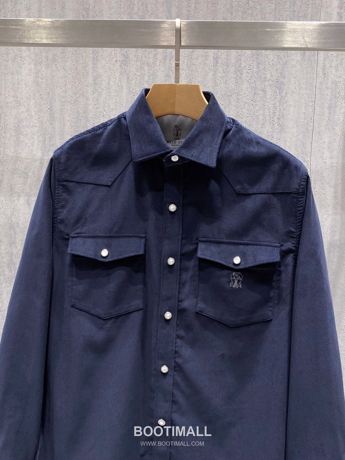 Brunello Cucinelli Urban Fleece Shirt Jacket Cotton Fleece Navy 브루넬로 쿠치넬리 어반 플리스 셔츠 자켓 코튼 플리스 네이비 14
