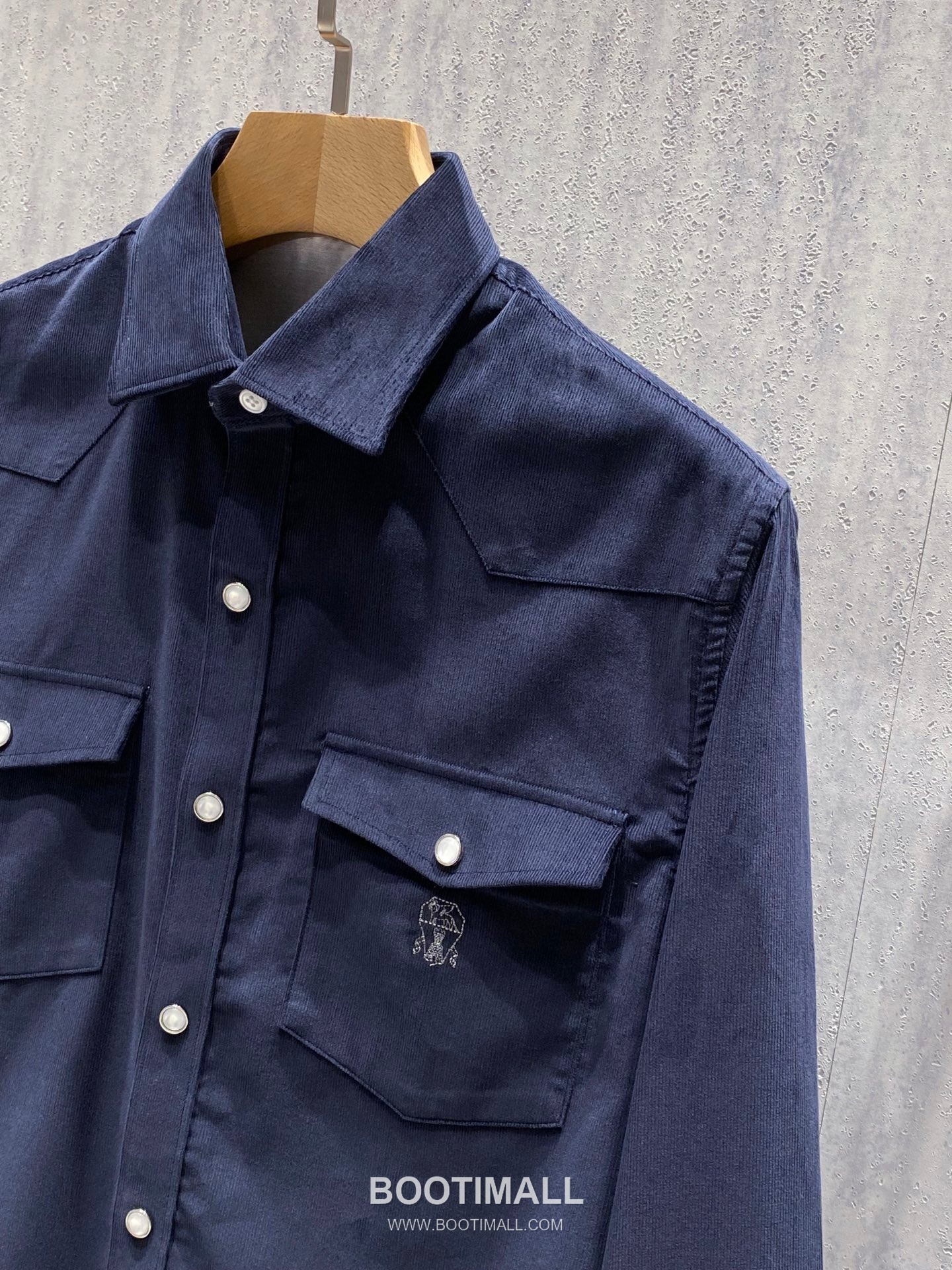 Brunello Cucinelli Urban Fleece Shirt Jacket Cotton Fleece Navy 브루넬로 쿠치넬리 어반 플리스 셔츠 자켓 코튼 플리스 네이비 15