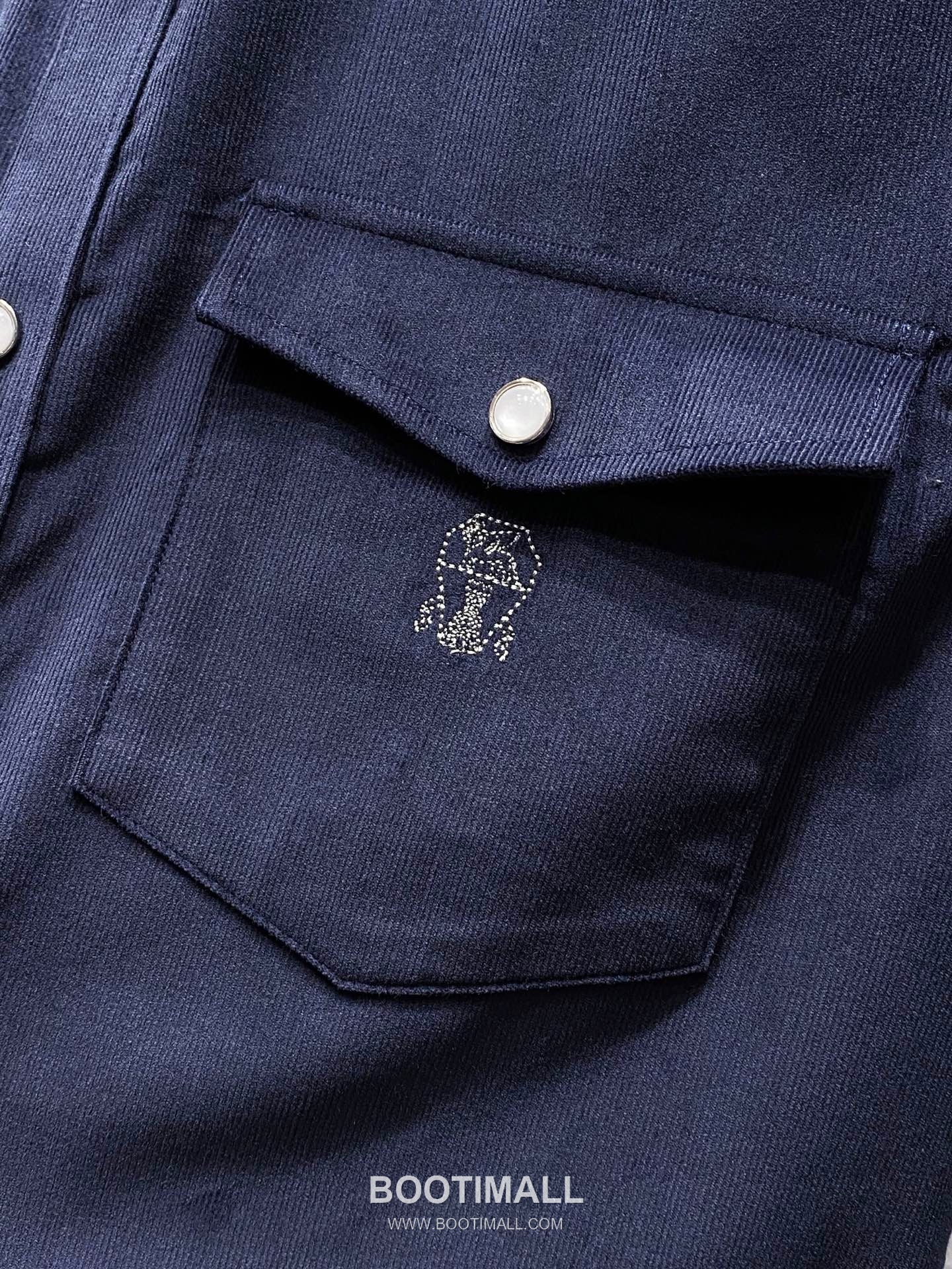 Brunello Cucinelli Urban Fleece Shirt Jacket Cotton Fleece Navy 브루넬로 쿠치넬리 어반 플리스 셔츠 자켓 코튼 플리스 네이비 18