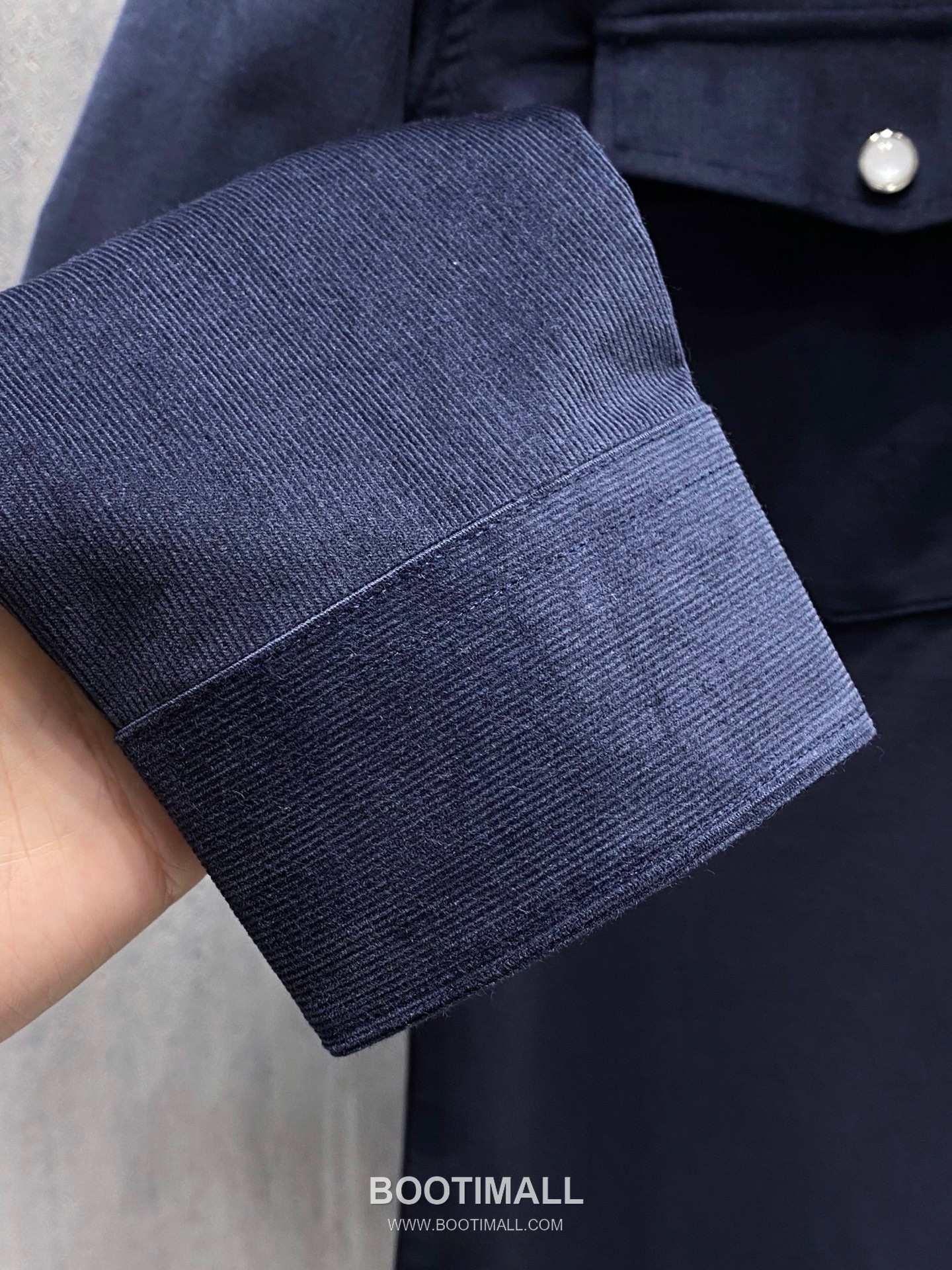 Brunello Cucinelli Urban Fleece Shirt Jacket Cotton Fleece Navy 브루넬로 쿠치넬리 어반 플리스 셔츠 자켓 코튼 플리스 네이비 20