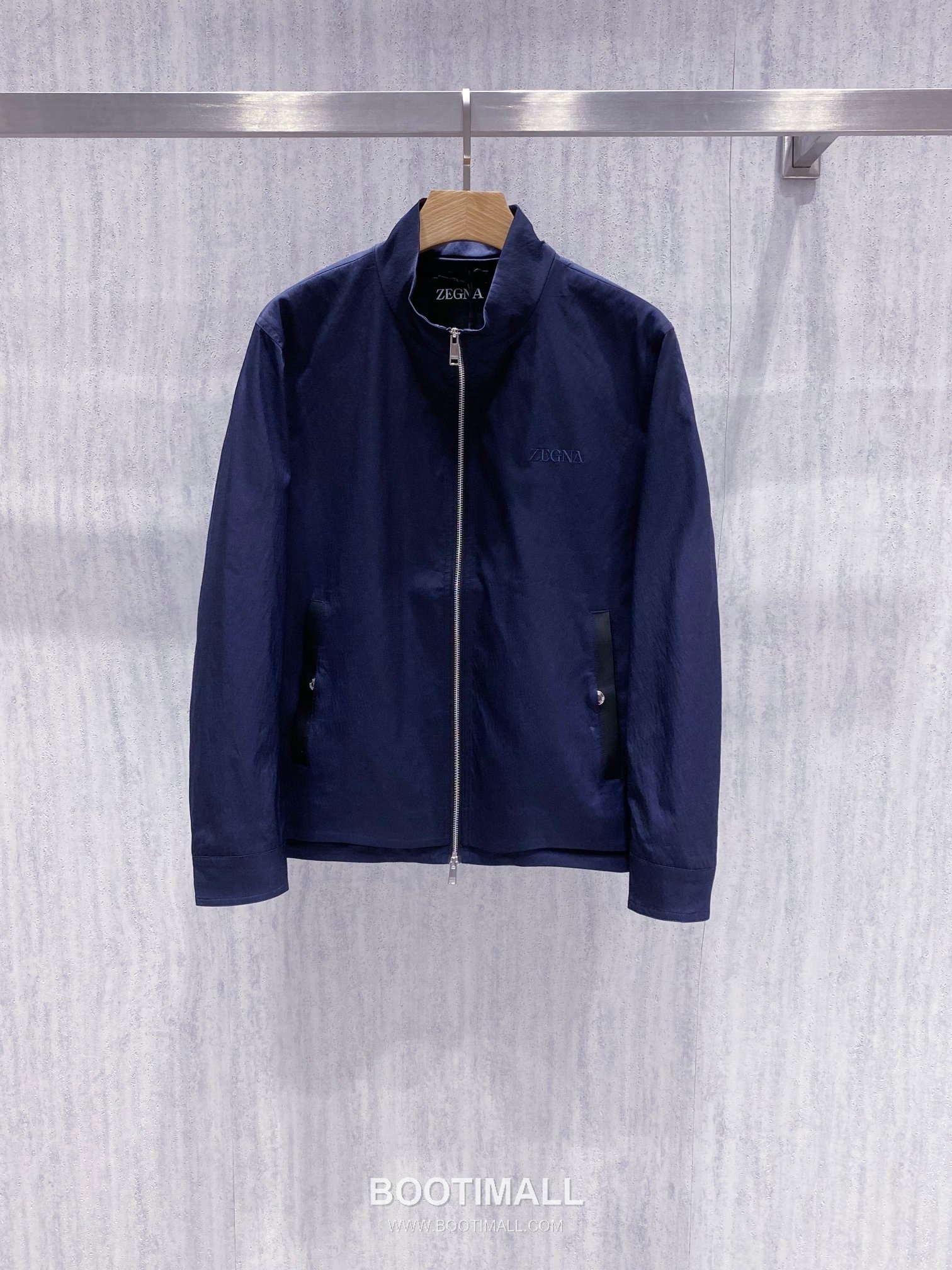 Zegna Light Windproof Stand Collar Jacket Ivory 제냐 라이트 윈드프루프 스탠드 칼라 자켓 아이보리 1