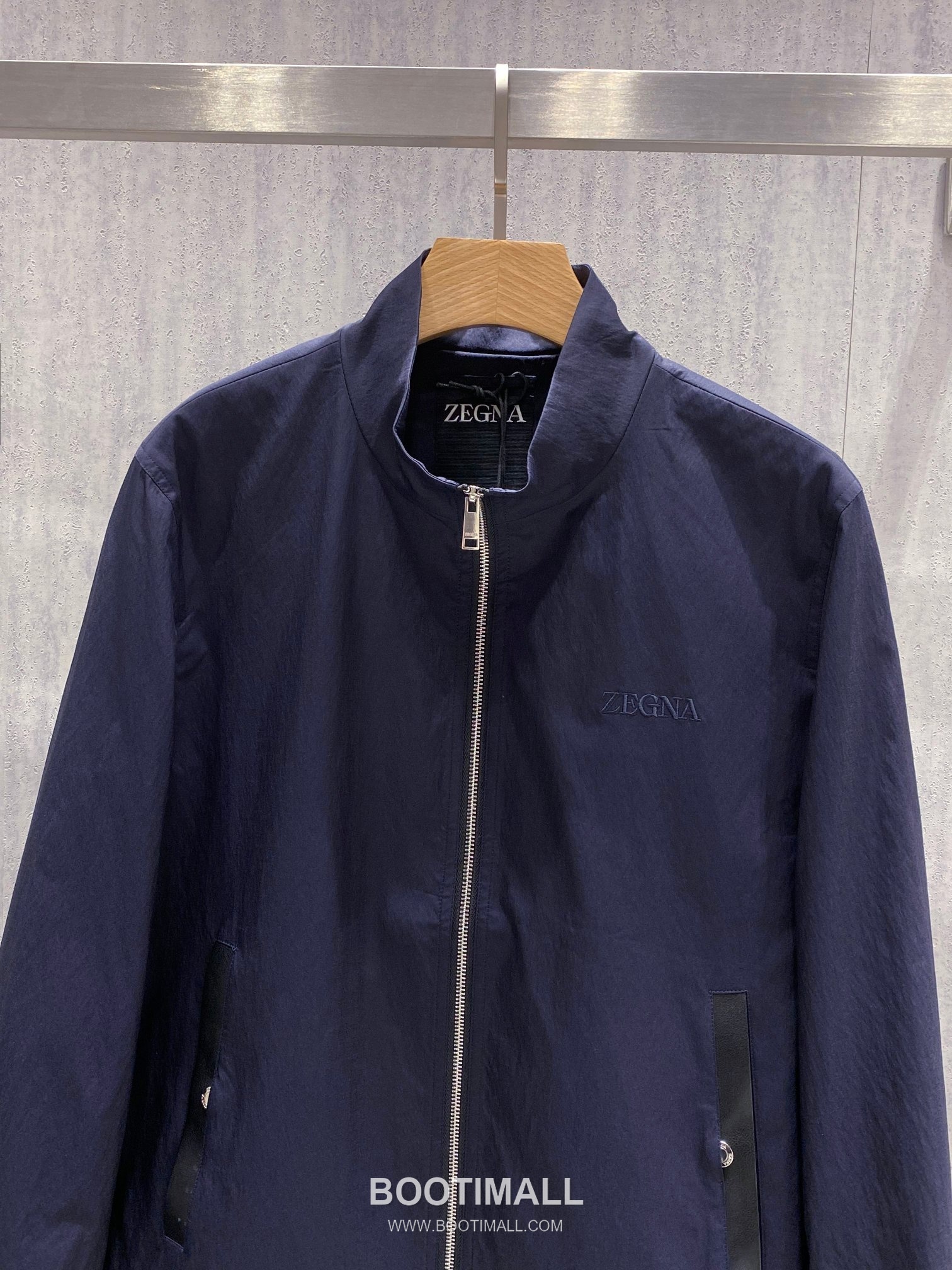 Zegna Light Windproof Stand Collar Jacket Ivory 제냐 라이트 윈드프루프 스탠드 칼라 자켓 아이보리 4