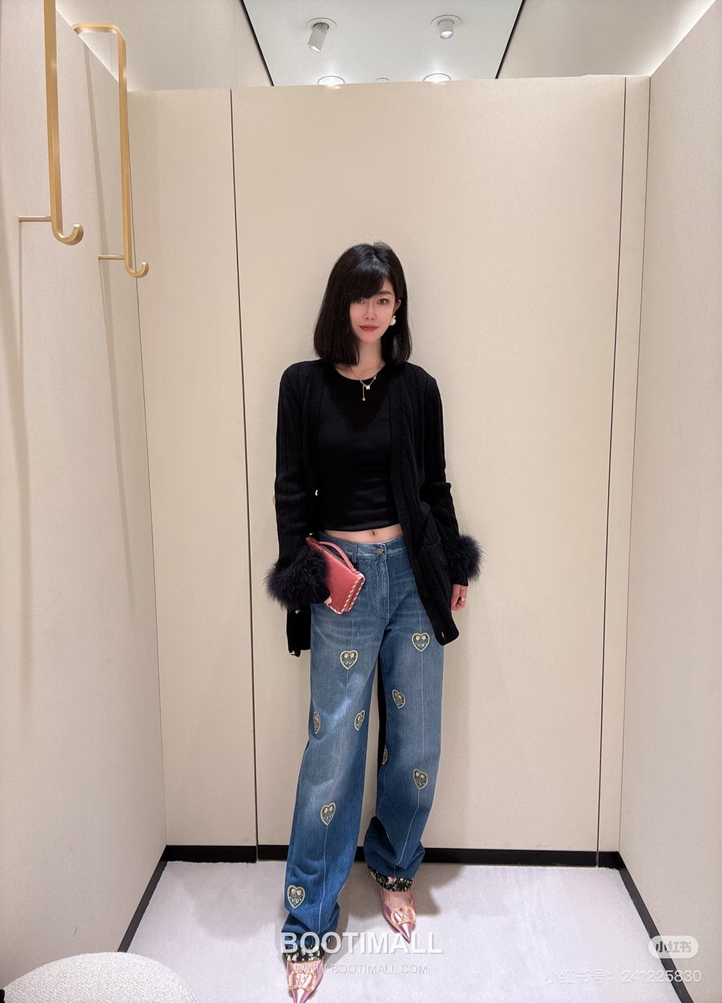 Louis Vuitton Heart Stud Denim Denim Blue Pants 루이비통 하트 스터드 데님 데님 블루 팬츠 7