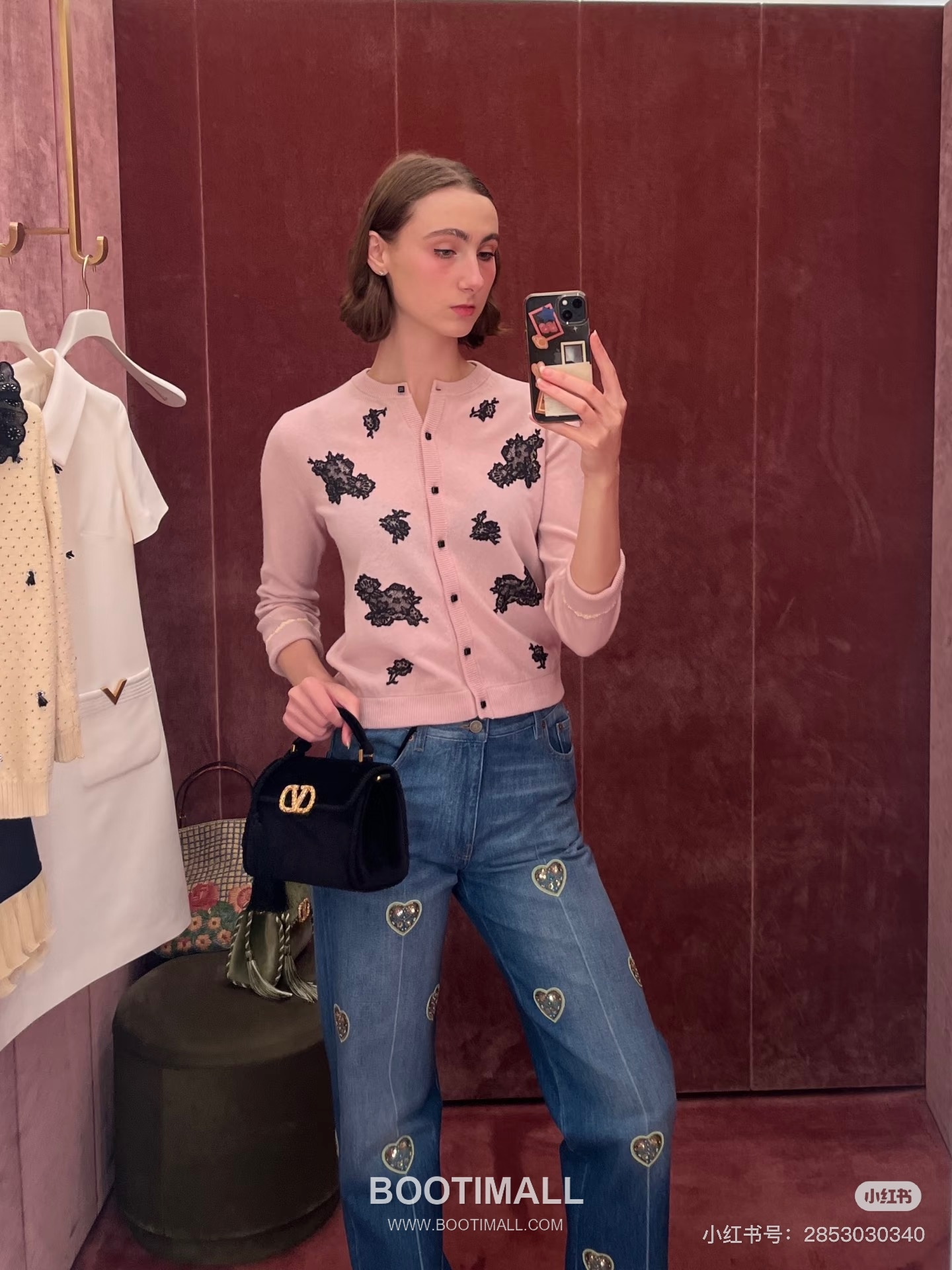 Louis Vuitton Heart Stud Denim Denim Blue Pants 루이비통 하트 스터드 데님 데님 블루 팬츠 11