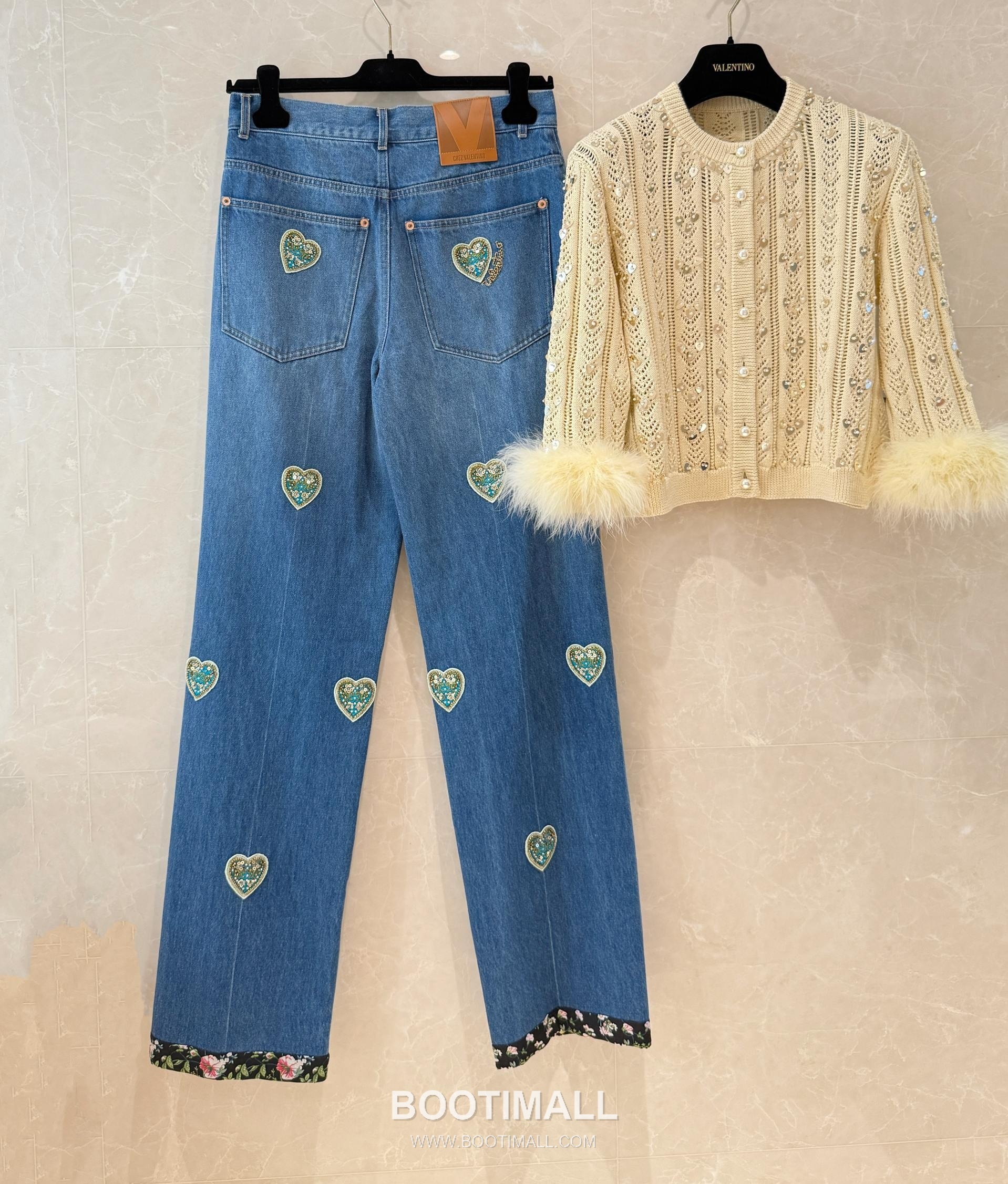 Louis Vuitton Heart Stud Denim Denim Blue Pants 루이비통 하트 스터드 데님 데님 블루 팬츠 14