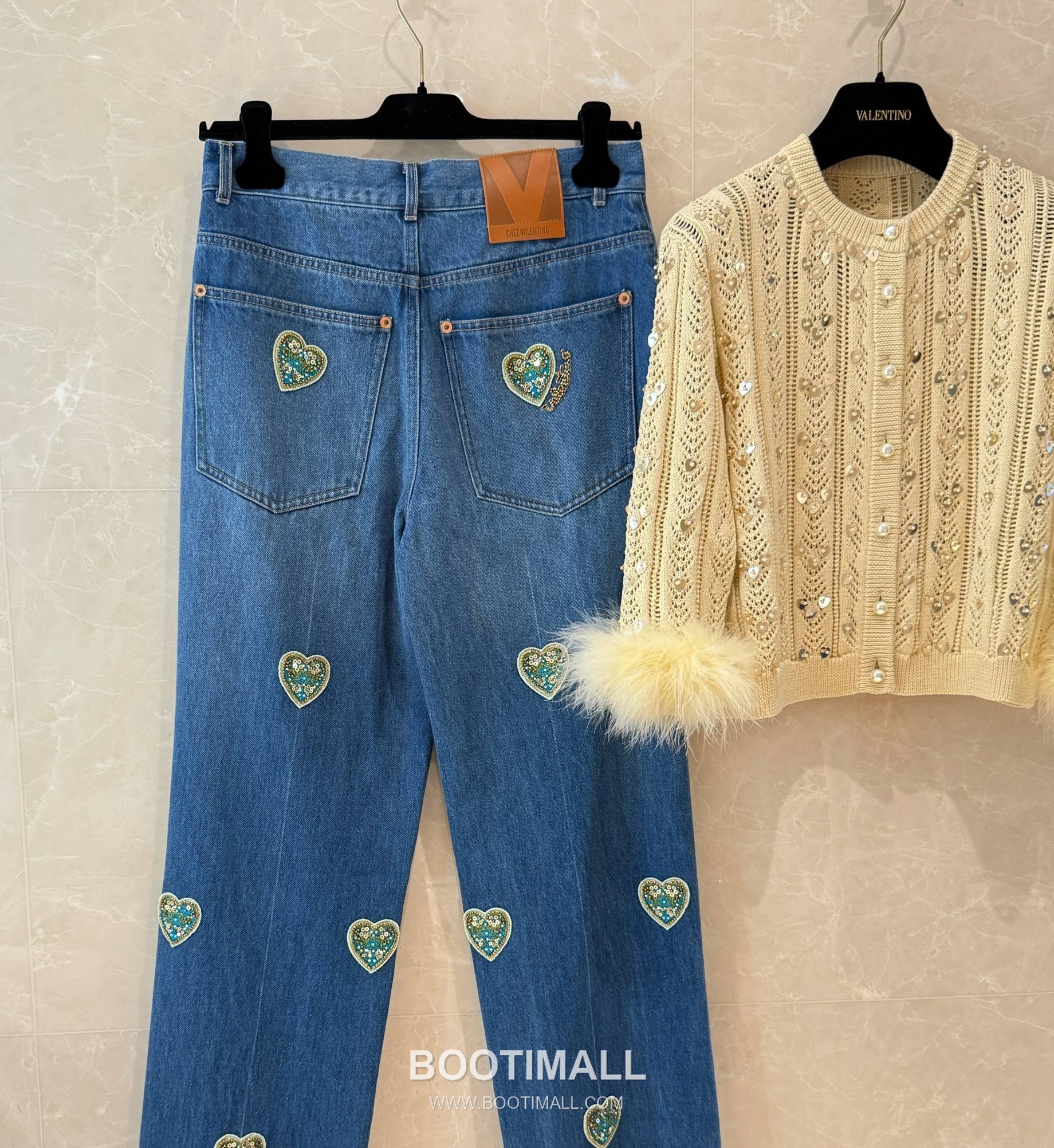 Louis Vuitton Heart Stud Denim Denim Blue Pants 루이비통 하트 스터드 데님 데님 블루 팬츠 15
