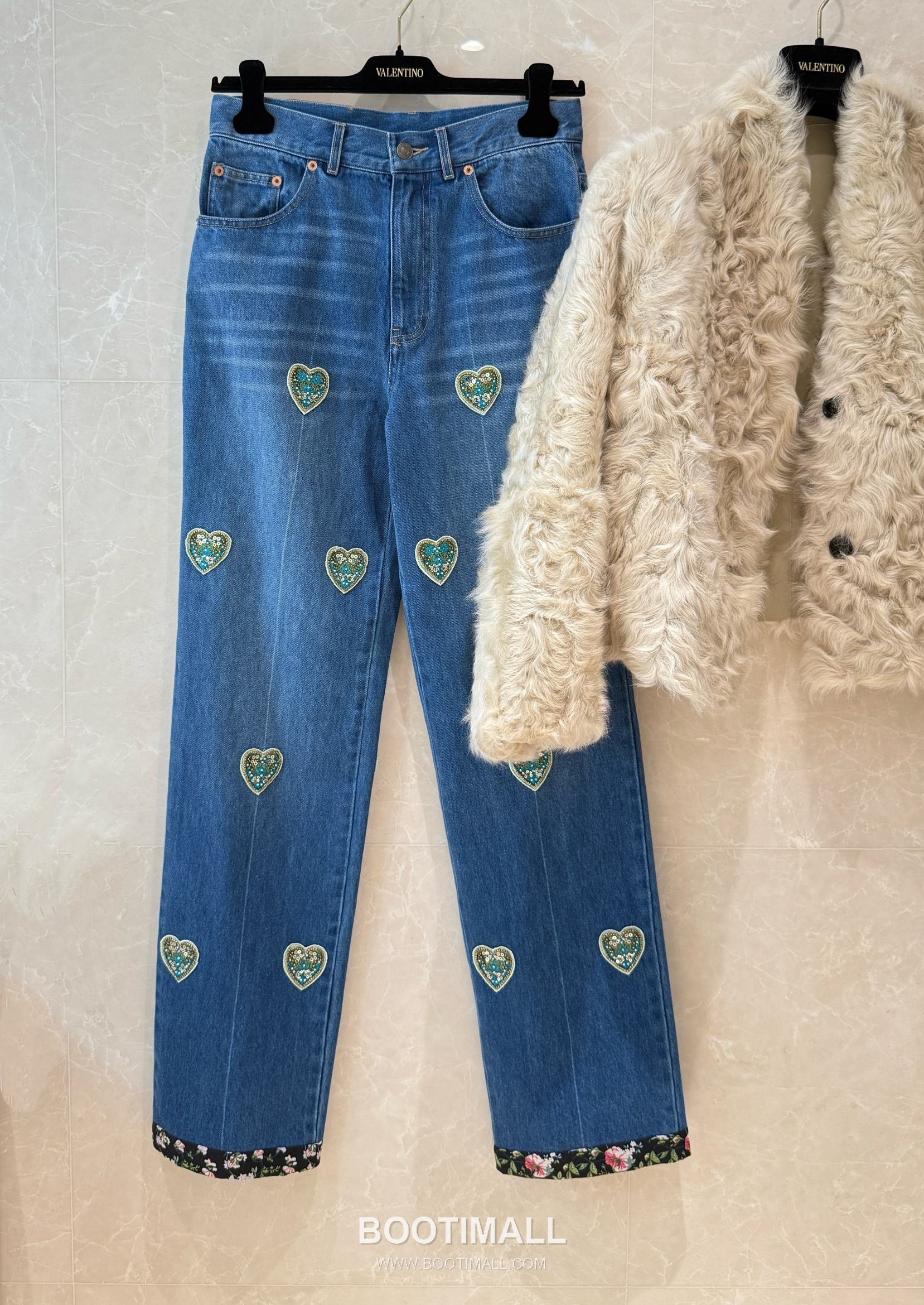 Louis Vuitton Heart Stud Denim Denim Blue Pants 루이비통 하트 스터드 데님 데님 블루 팬츠 16