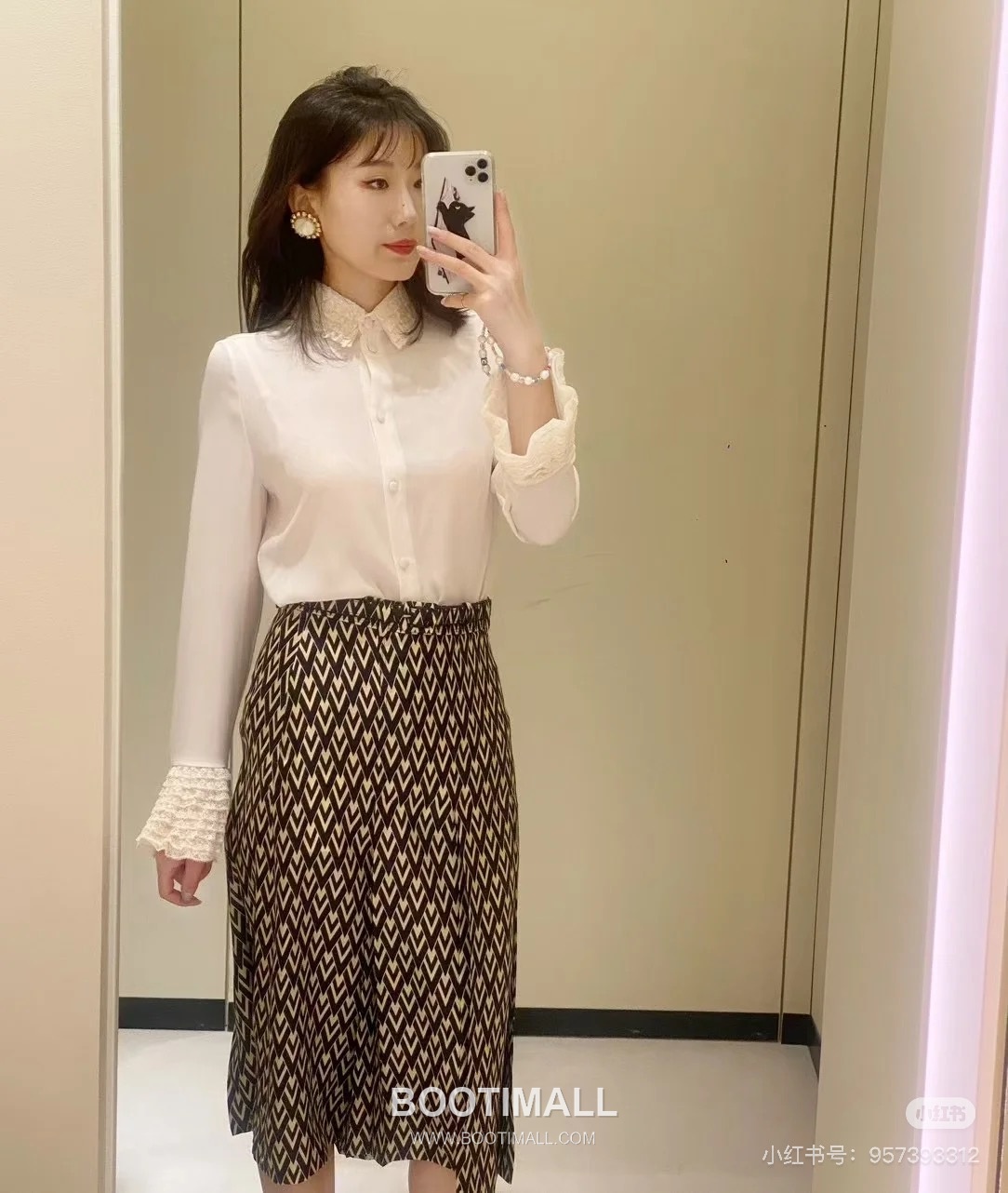 Louis Vuitton Monogram Twill Skirt Twill 루이비통 모노그램 트윌 스커트 트윌 7