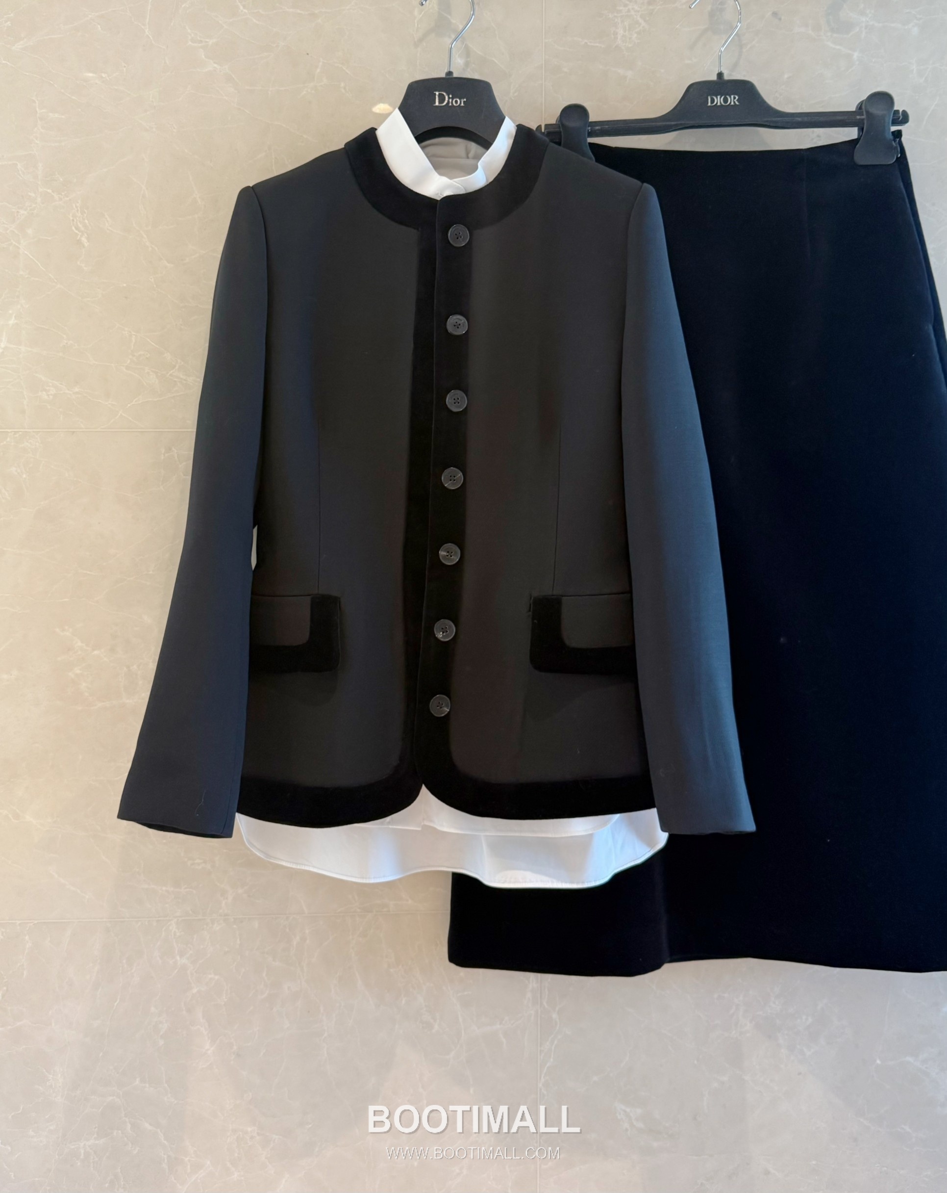 Dior Velvet Trim Tailored Jacket Silk Velvet Blend 디올 벨벳 트림 테일러드 자켓 실크 벨벳 블렌드 8