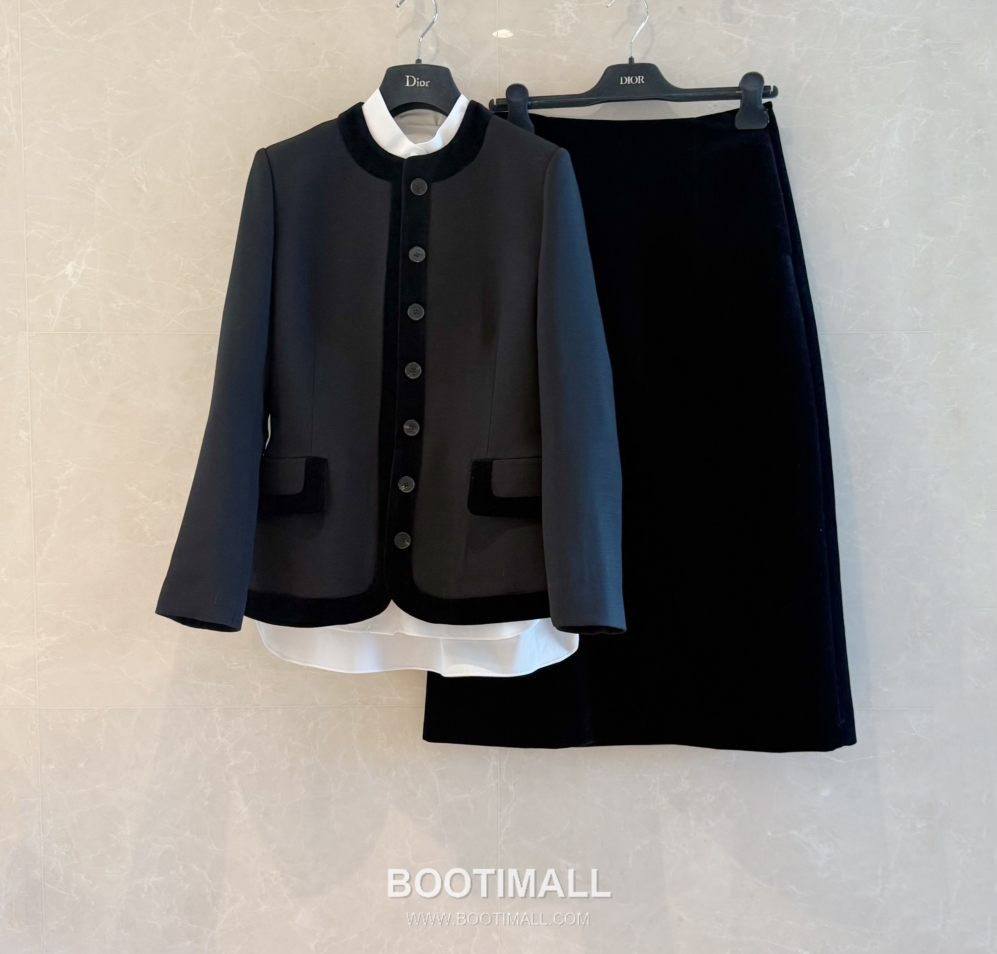 Dior Velvet Trim Tailored Jacket Silk Velvet Blend 디올 벨벳 트림 테일러드 자켓 실크 벨벳 블렌드 9