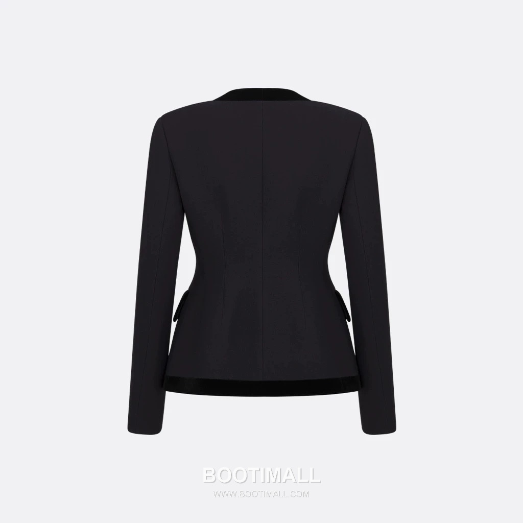 Dior Velvet Trim Tailored Jacket Silk Velvet Blend 디올 벨벳 트림 테일러드 자켓 실크 벨벳 블렌드 11
