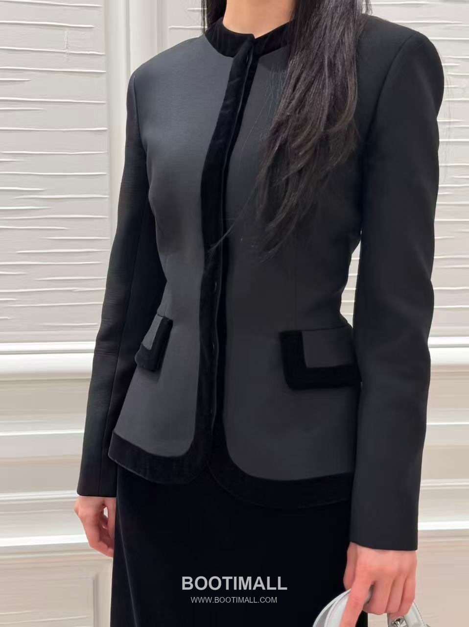 Dior Velvet Trim Tailored Jacket Silk Velvet Blend 디올 벨벳 트림 테일러드 자켓 실크 벨벳 블렌드 15