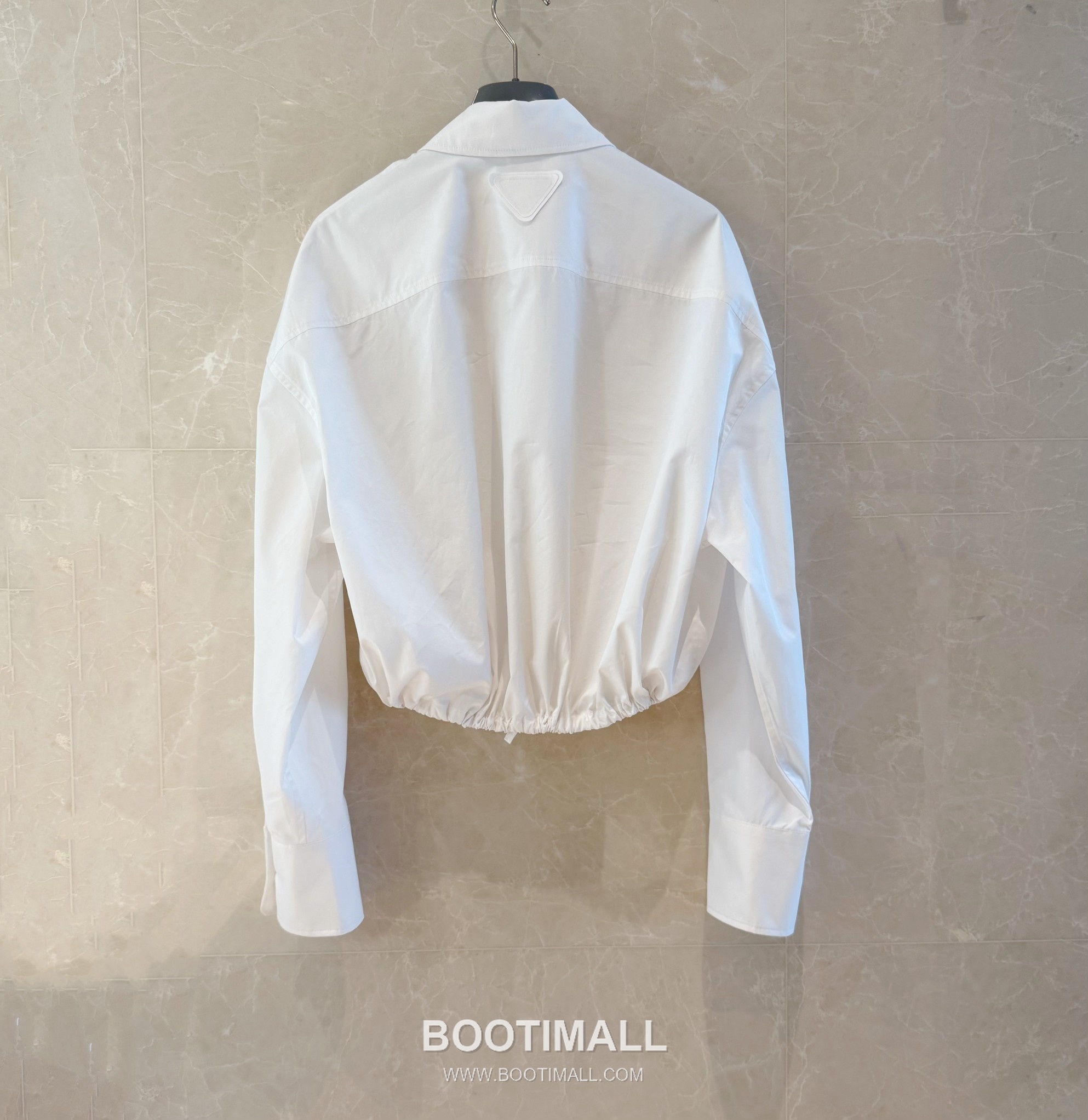 Prada Drawstring Detail Shirt White 프라다 드로스트링 디테일 셔츠 화이트 18