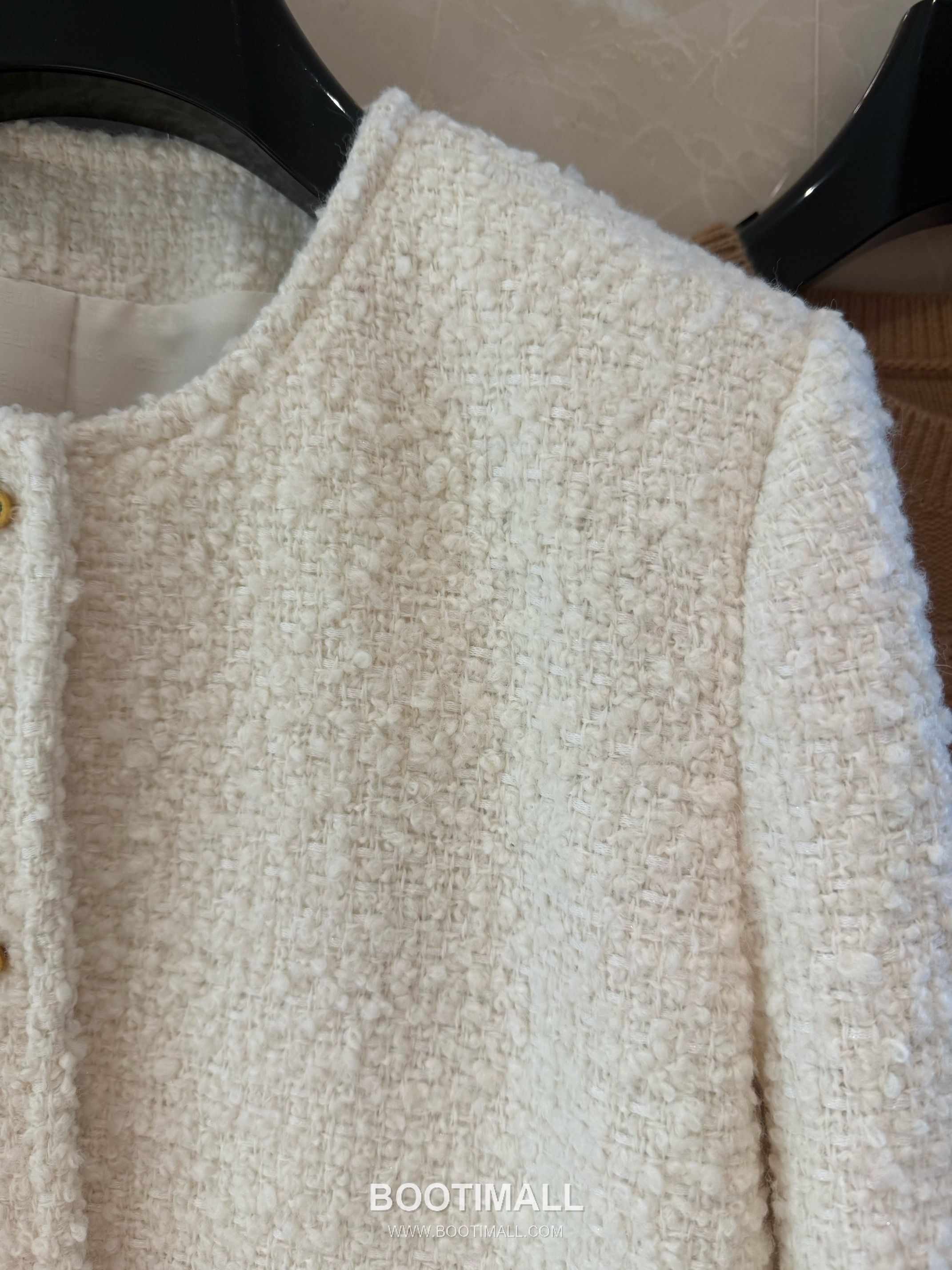 Celine Curly Wool Blend Jacket Wool Cashmere Blend White 셀린느 컬리 울 블렌드 자켓 울 캐시미어 블렌드 화이트 12