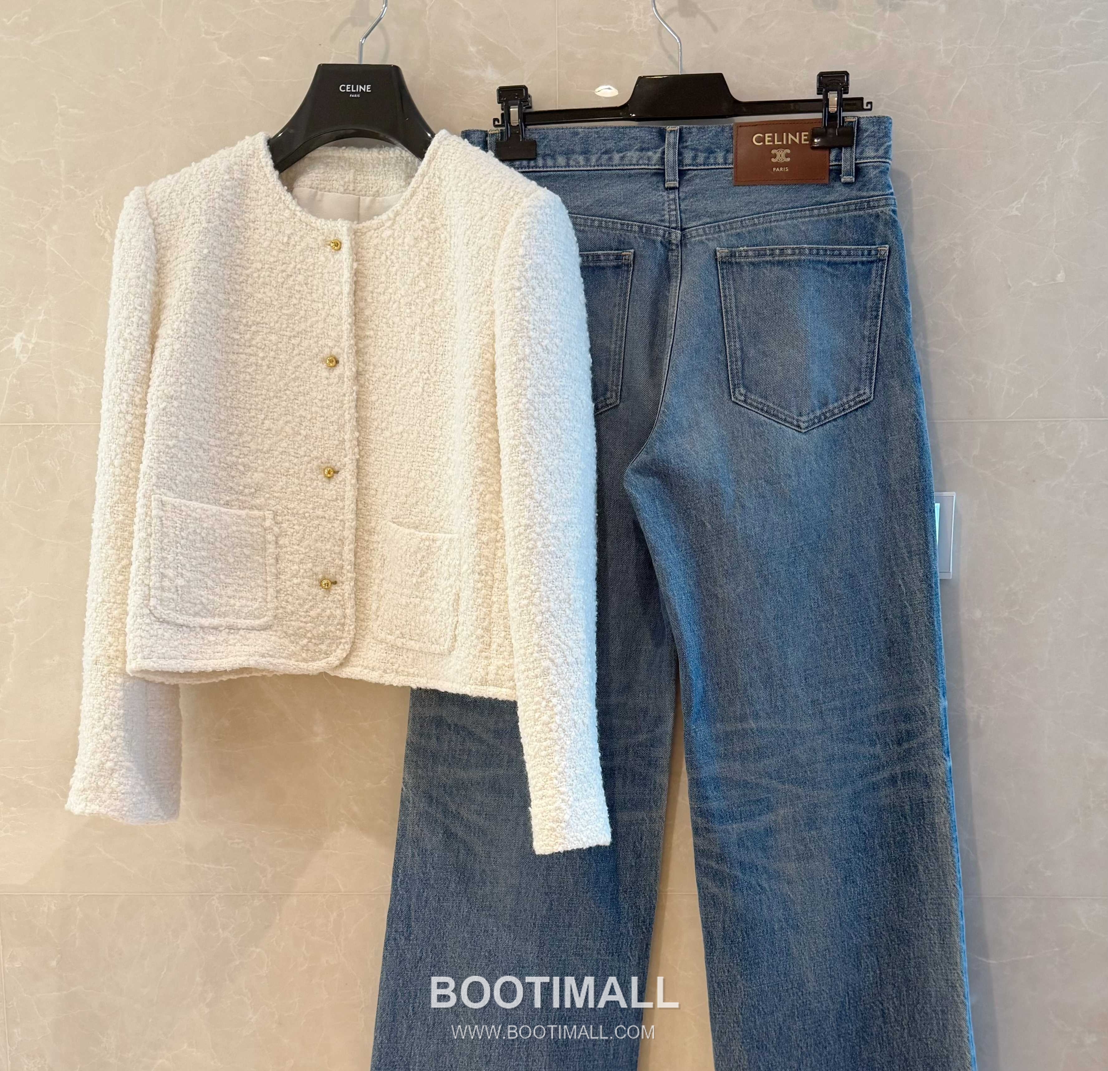 Celine Curly Wool Blend Jacket Wool Cashmere Blend White 셀린느 컬리 울 블렌드 자켓 울 캐시미어 블렌드 화이트 14