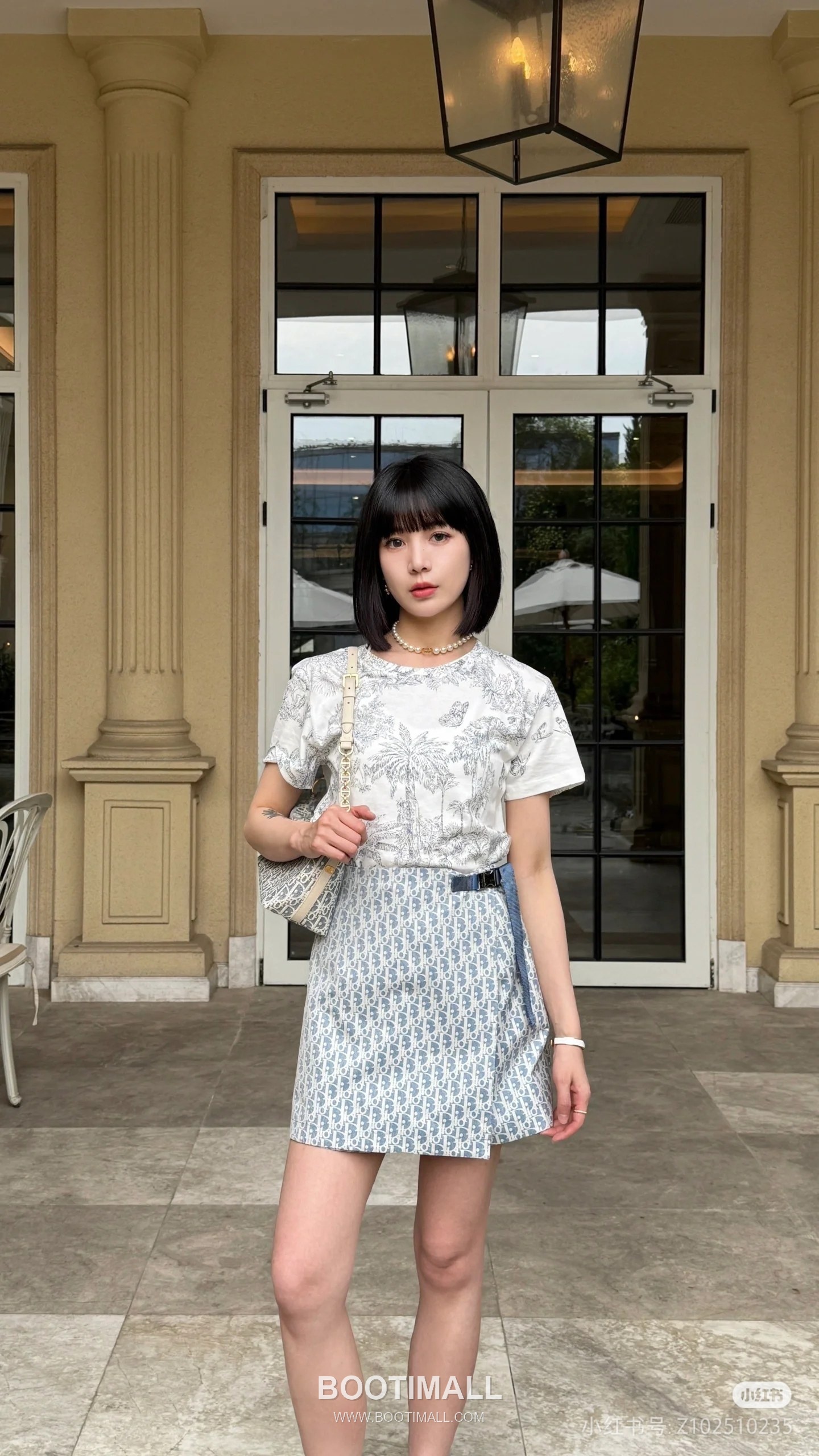 Dior Oblique Jacquard Skort Blue Pants 디올 오블리크 자카드 스커트 팬츠 블루 4