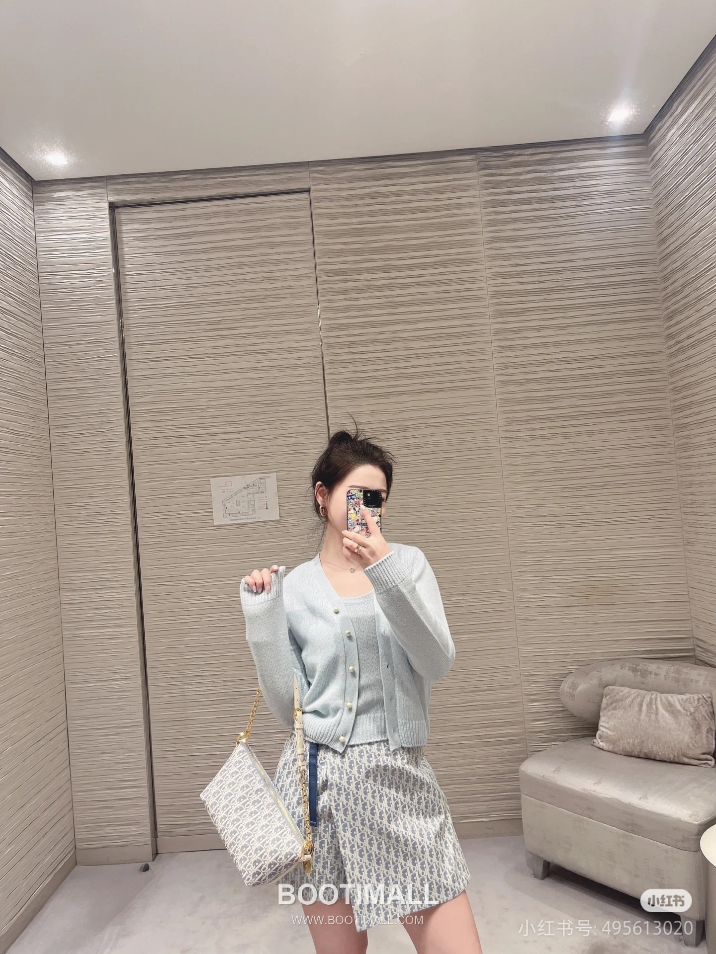 Dior Oblique Jacquard Skort Blue Pants 디올 오블리크 자카드 스커트 팬츠 블루 6