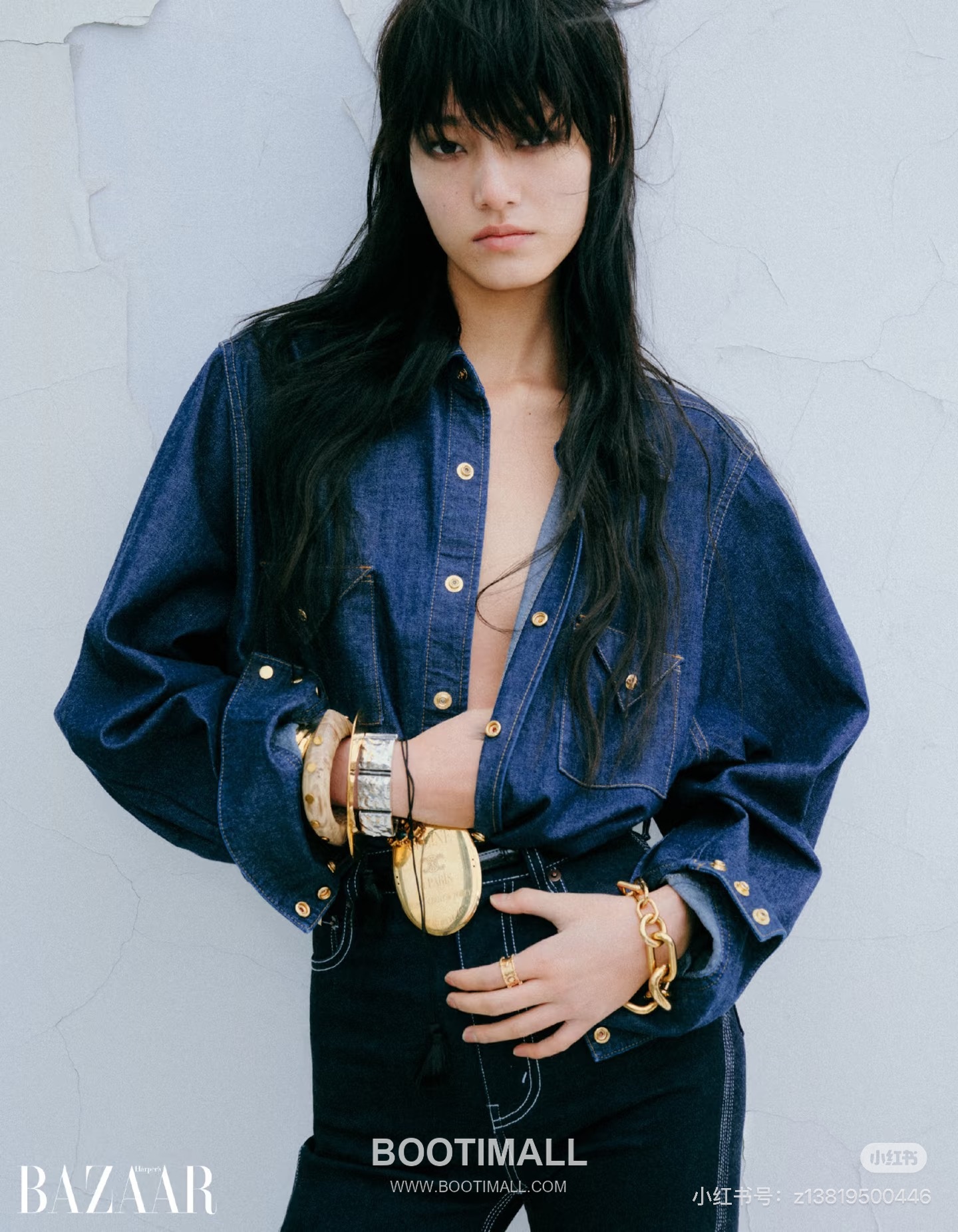 Celine Vintage Denim Shirt Jacket Denim Navy 셀린느 빈티지 데님 셔츠 자켓 데님 네이비 1