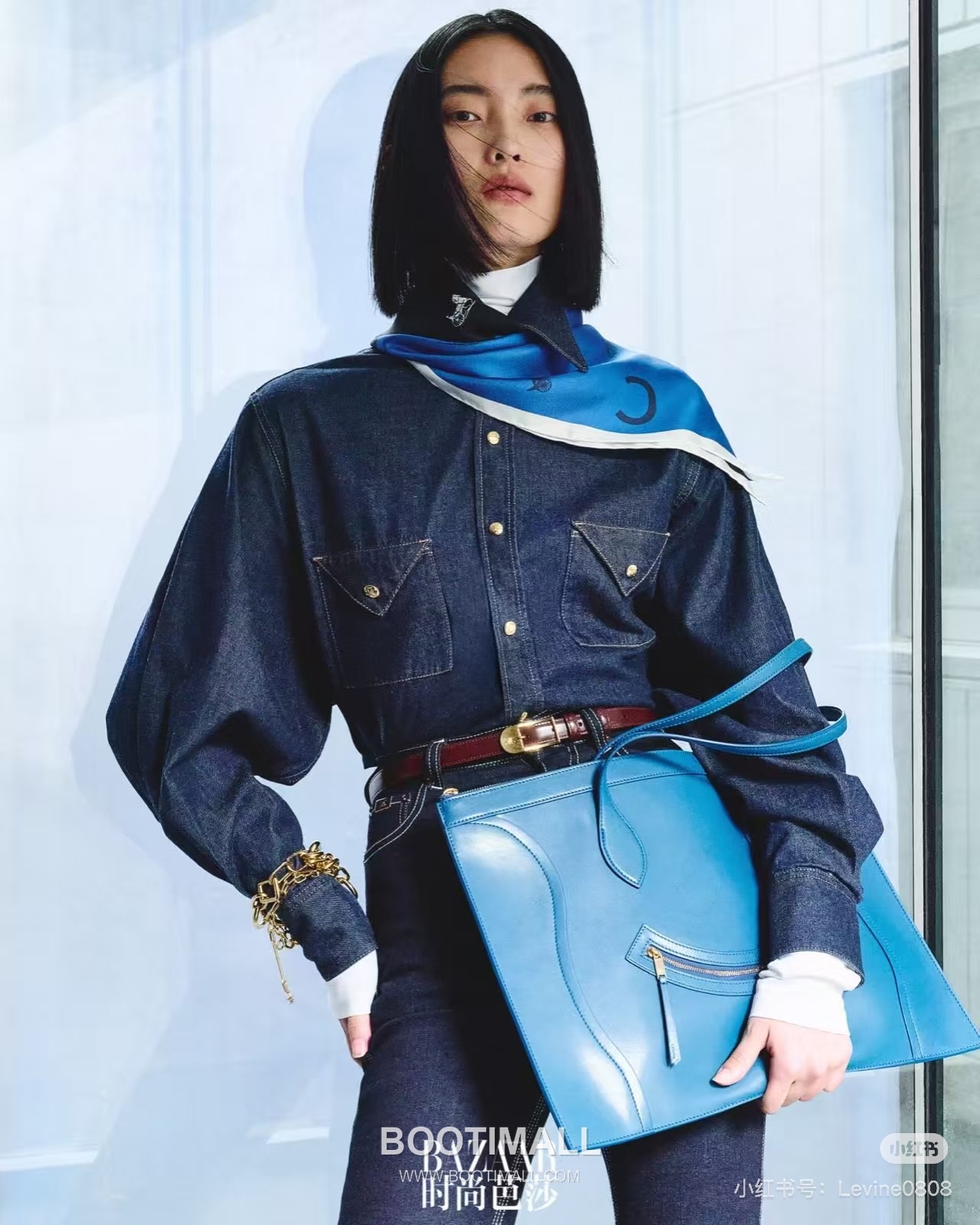 Celine Vintage Denim Shirt Jacket Denim Navy 셀린느 빈티지 데님 셔츠 자켓 데님 네이비 2