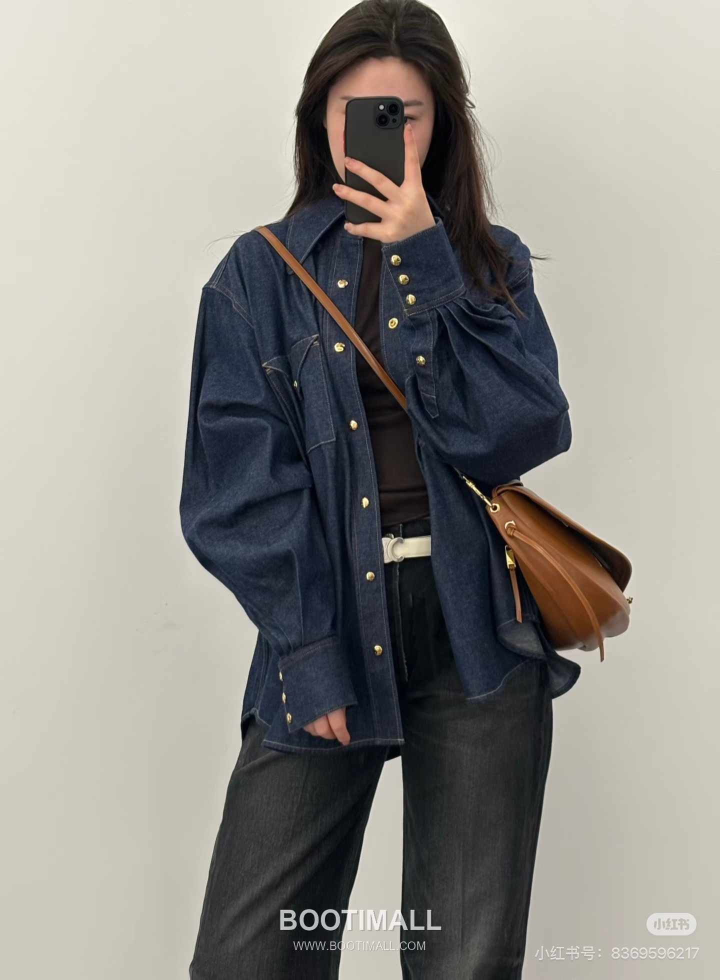 Celine Vintage Denim Shirt Jacket Denim Navy 셀린느 빈티지 데님 셔츠 자켓 데님 네이비 5