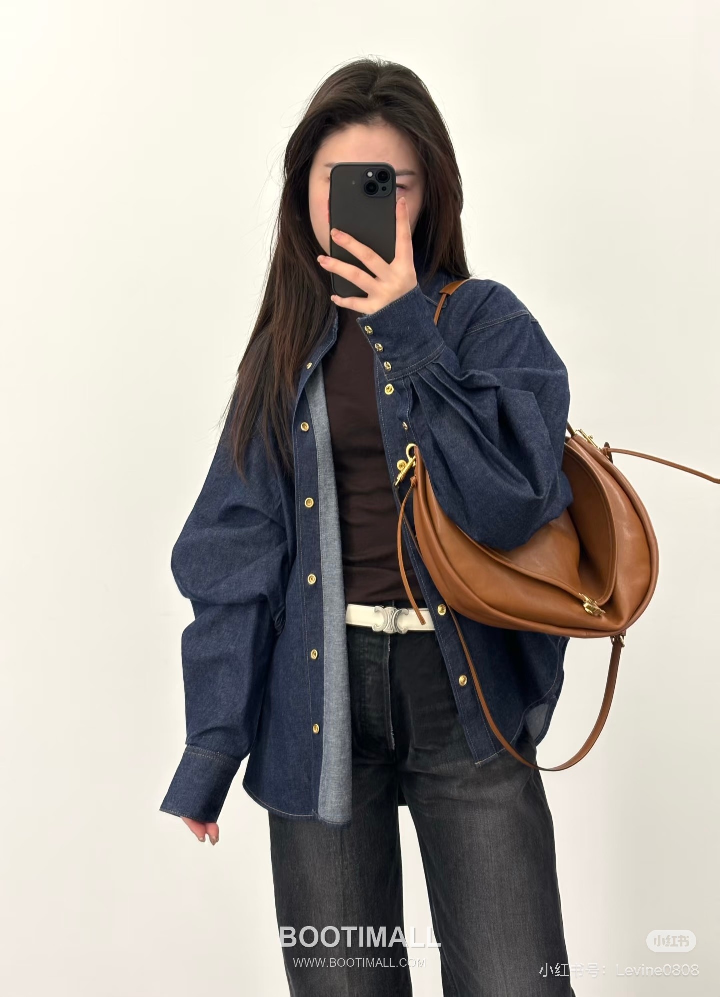 Celine Vintage Denim Shirt Jacket Denim Navy 셀린느 빈티지 데님 셔츠 자켓 데님 네이비 6