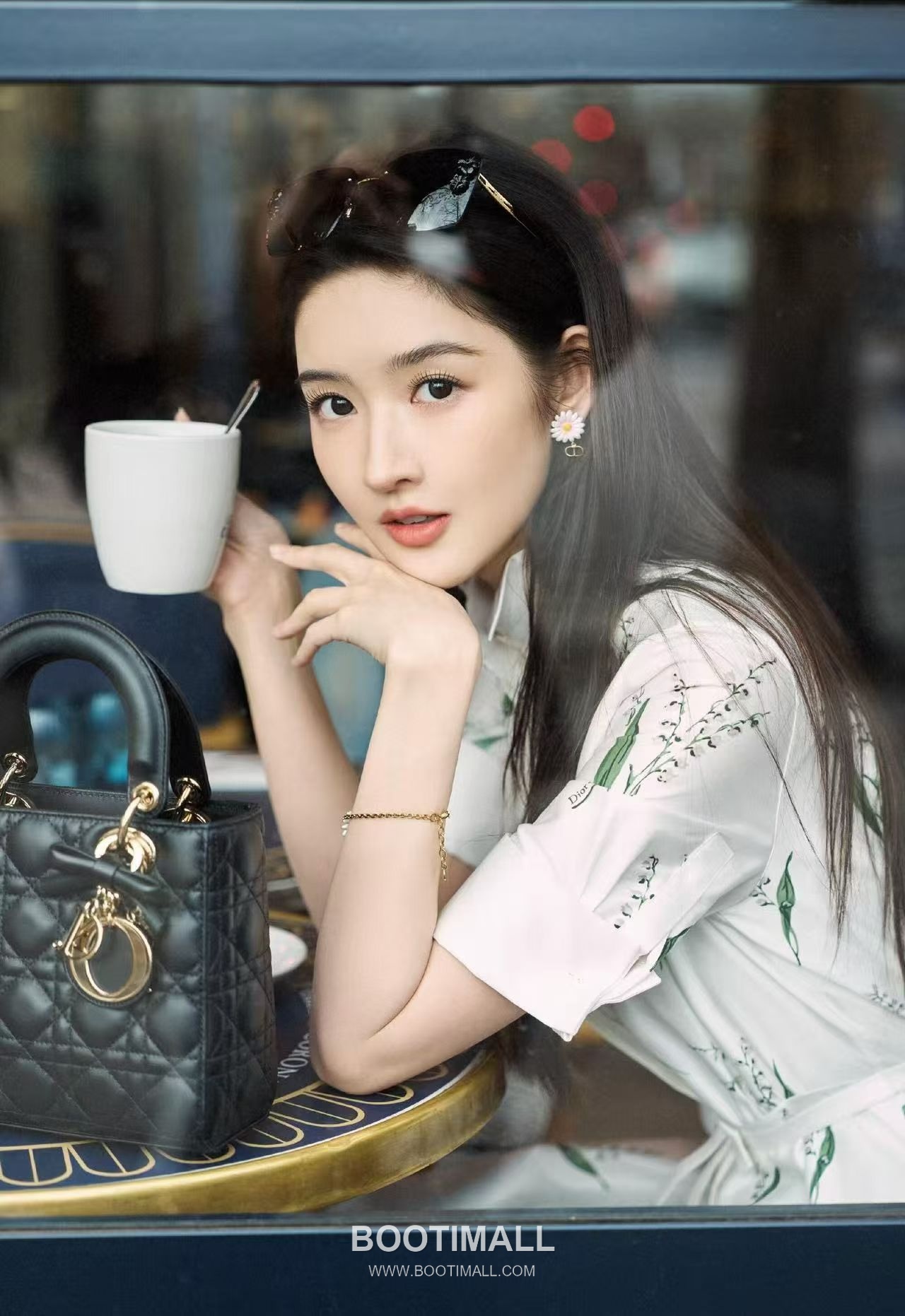 Dior Lily Print Ribbon Dress 디올 릴리 프린트 리본 드레스 3