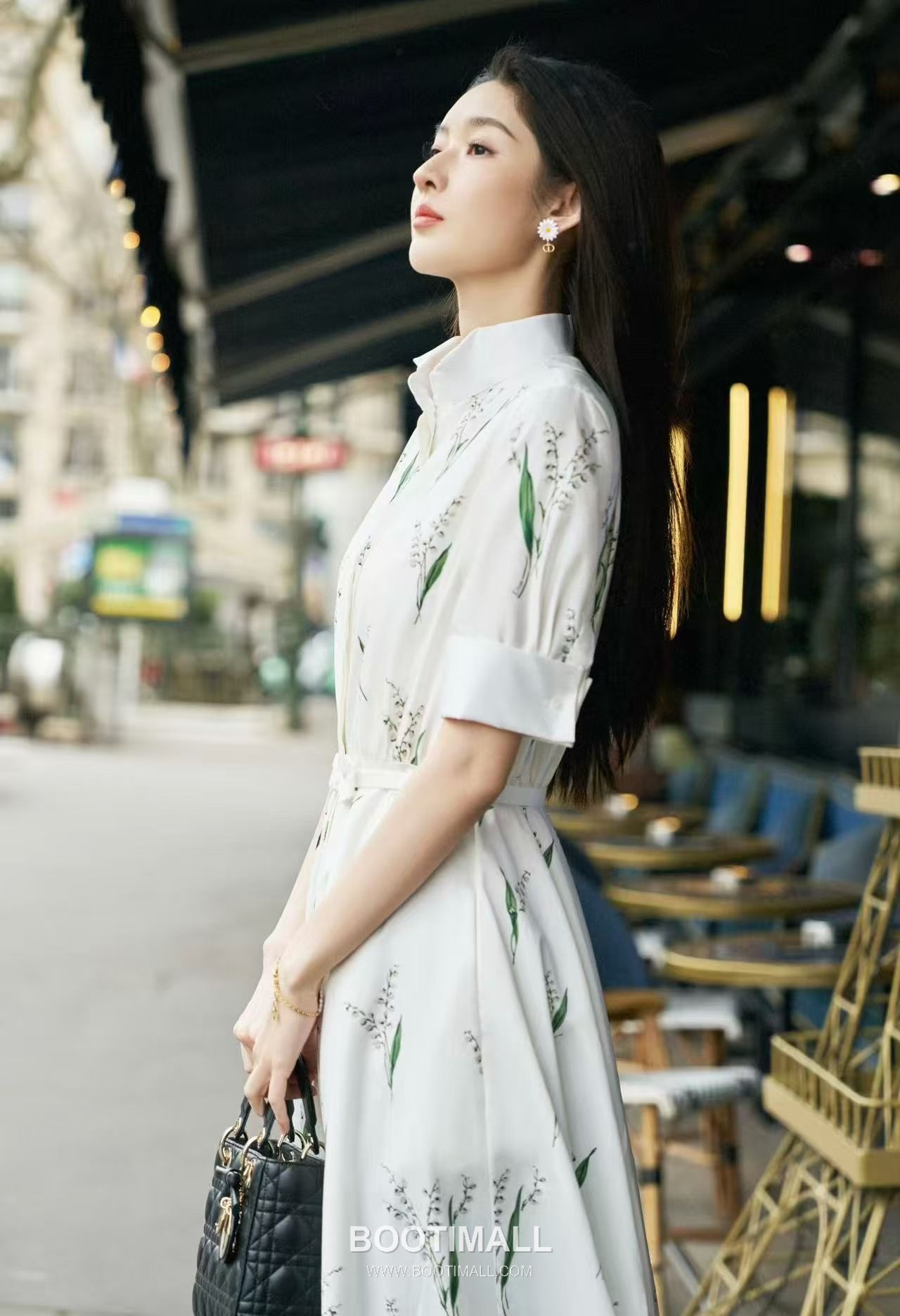 Dior Lily Print Ribbon Dress 디올 릴리 프린트 리본 드레스 6