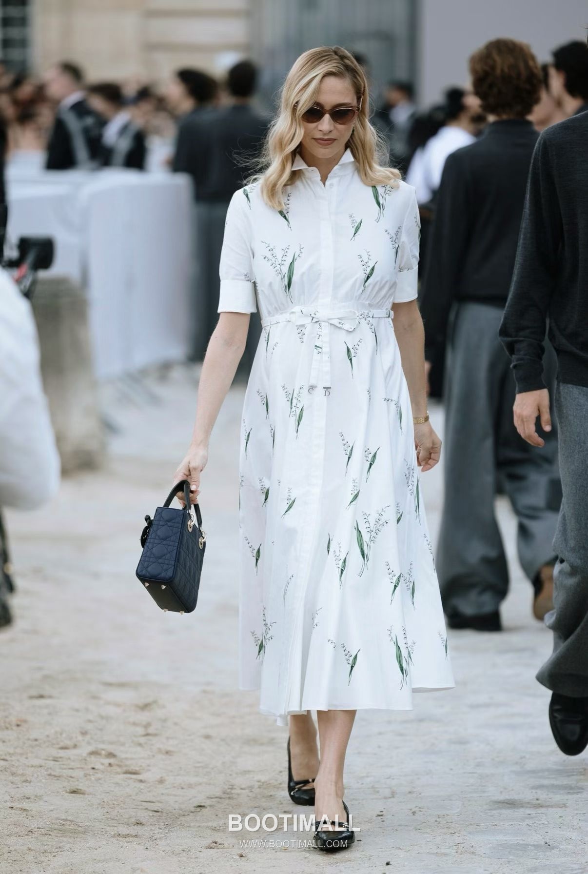 Dior Lily Print Ribbon Dress 디올 릴리 프린트 리본 드레스 11